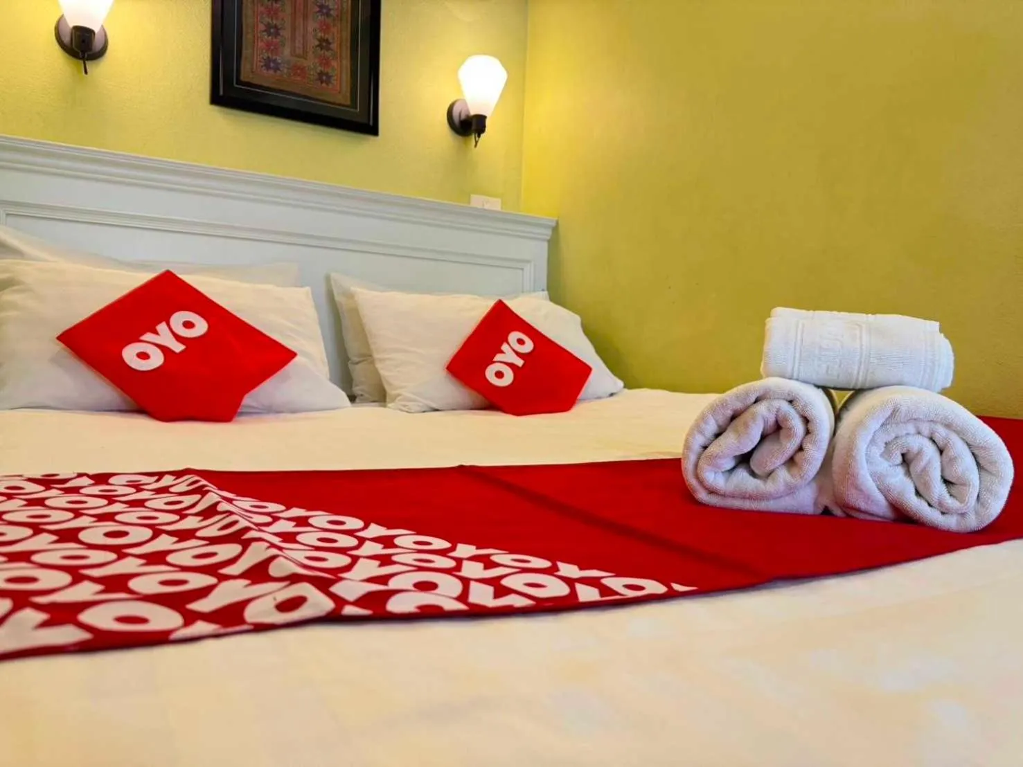 Bedroom, Bed in OYO 899 Villa De Hun