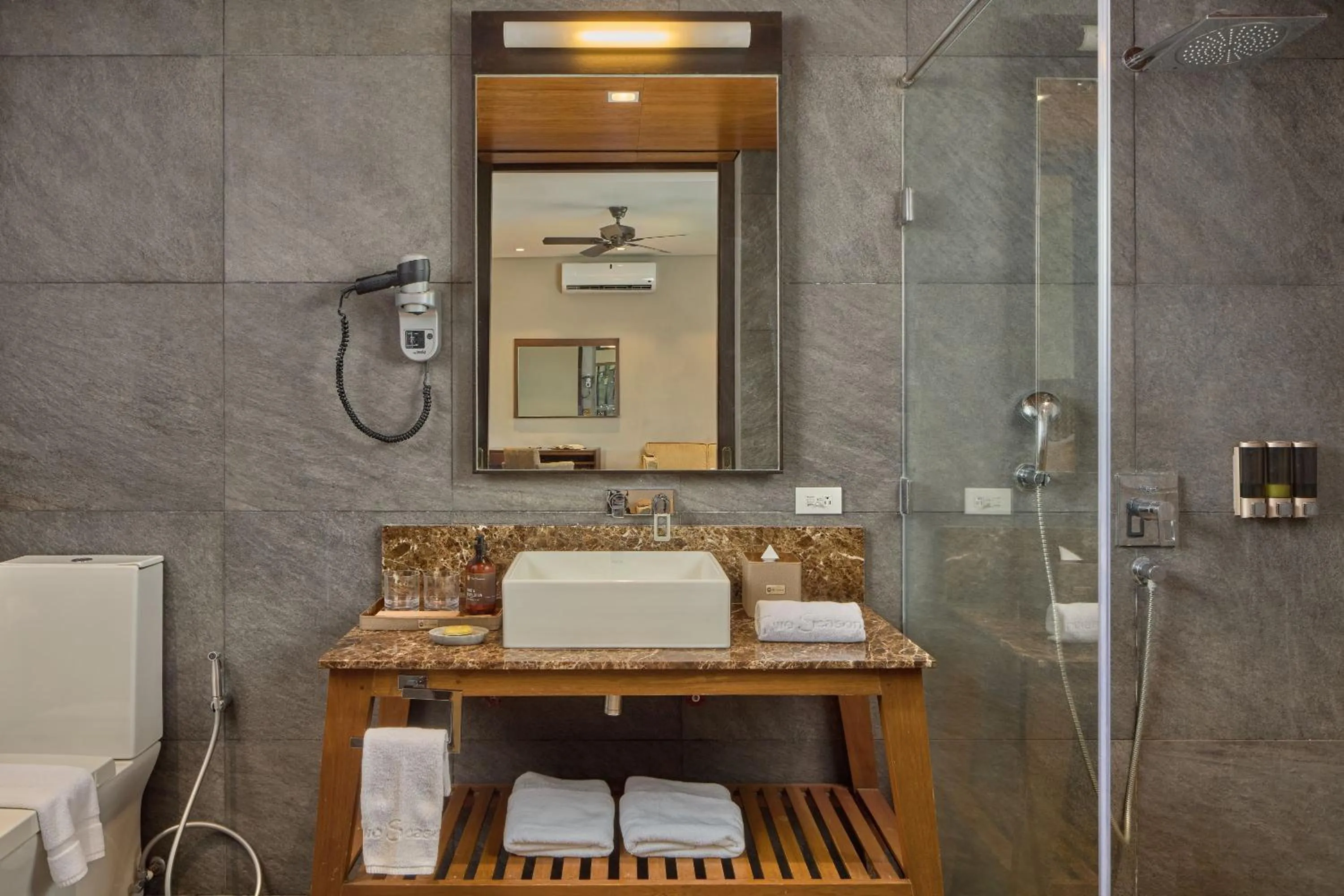 Bathroom in Two Seasons Coron Bayside Hotel