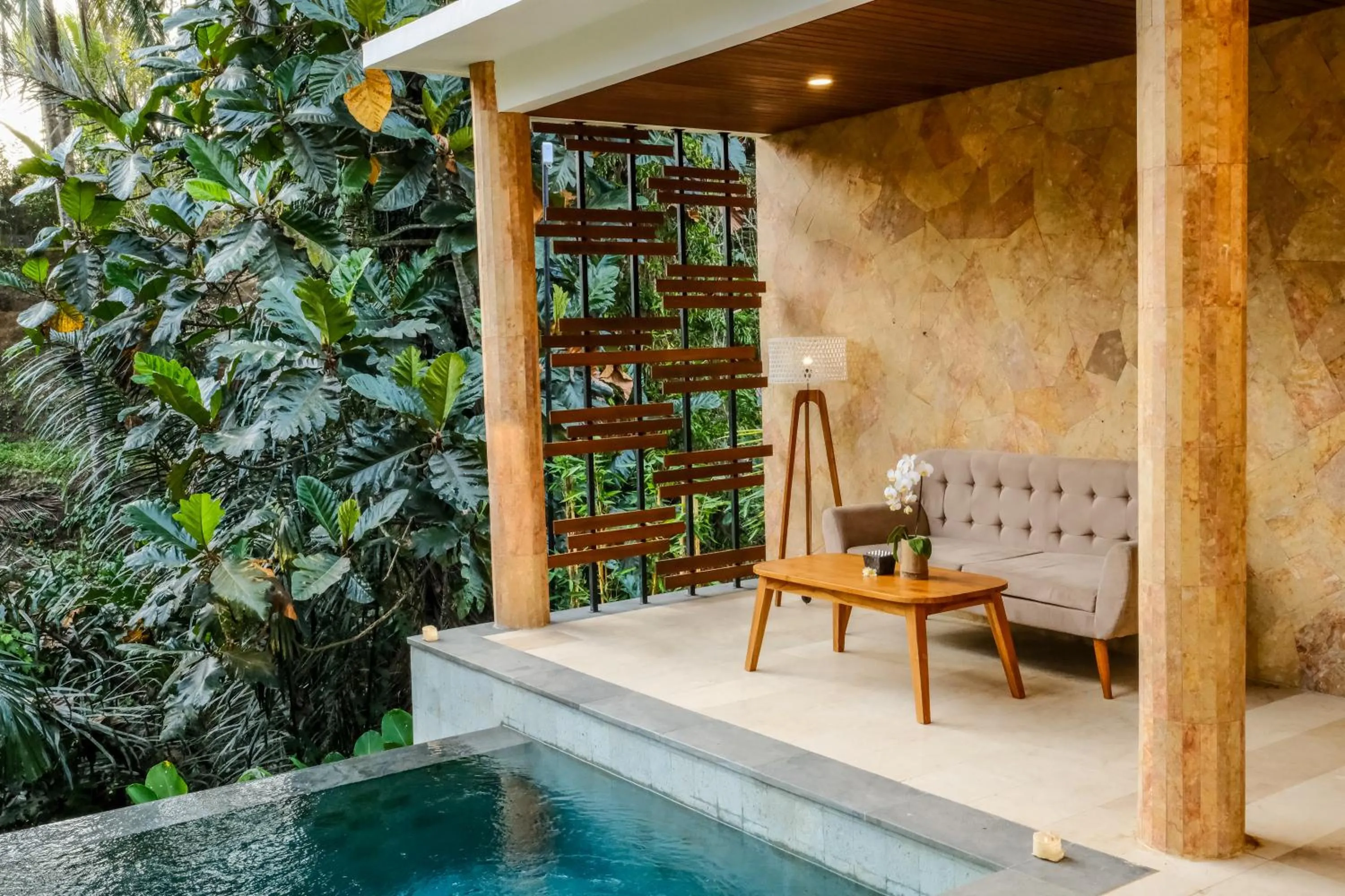 Facade/entrance in Tirta Arum