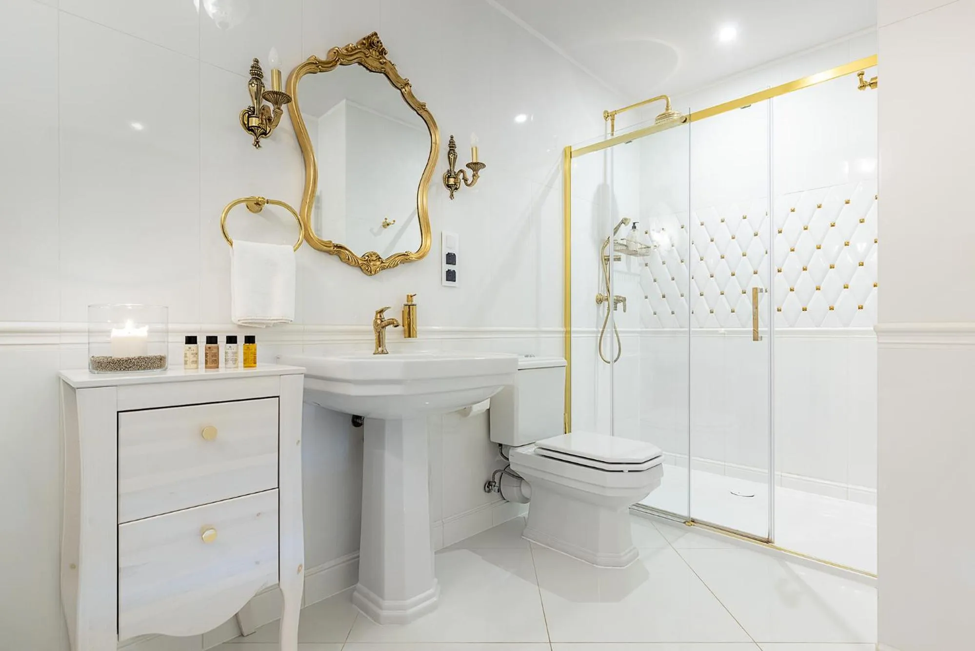 Shower in Zamek Rzucewo