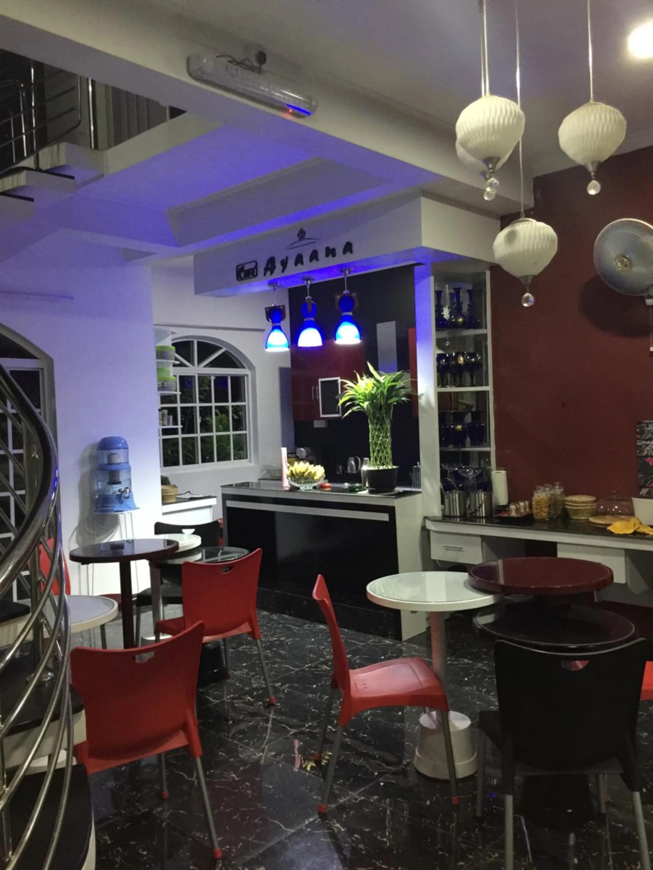 Continental breakfast in Ayaana Boutique Hotel