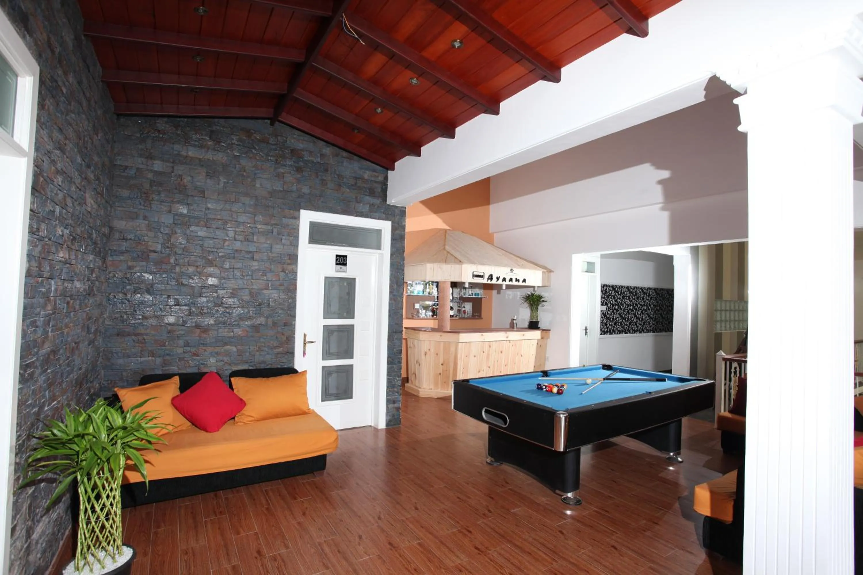 Billiard in Ayaana Boutique Hotel