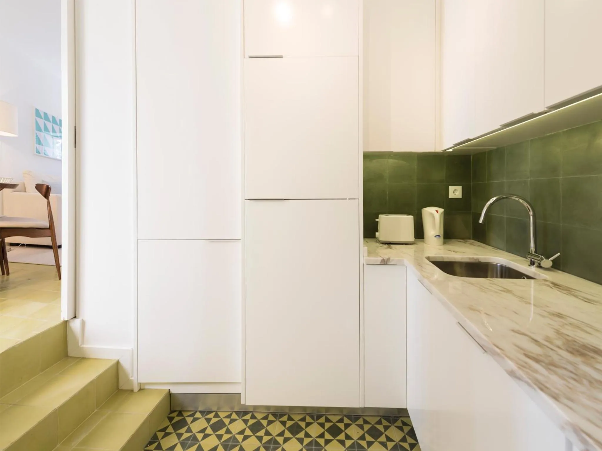 Kitchen or kitchenette in Arco Apartments