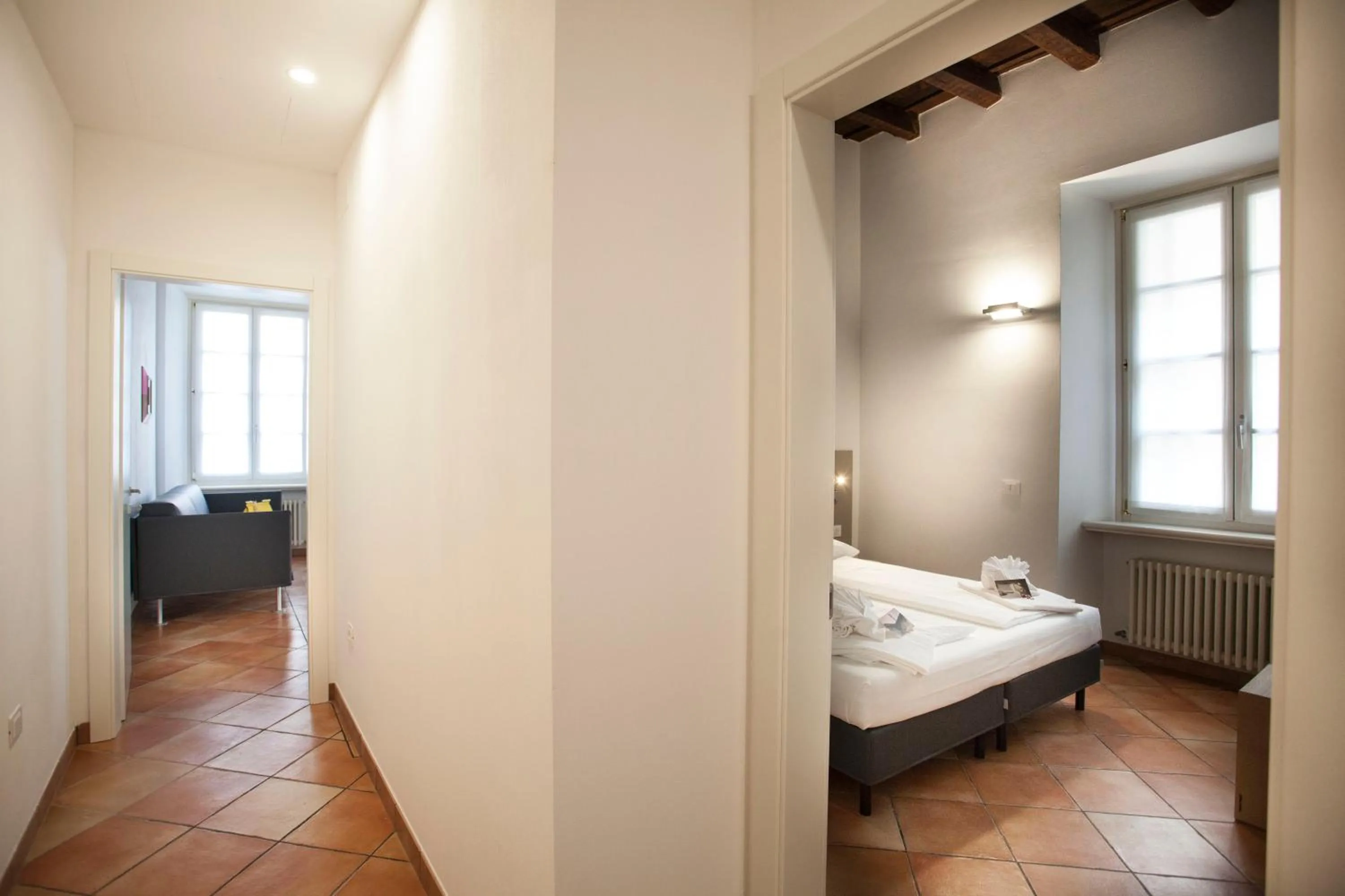 Seating area, Bed in Casa Alla Lega