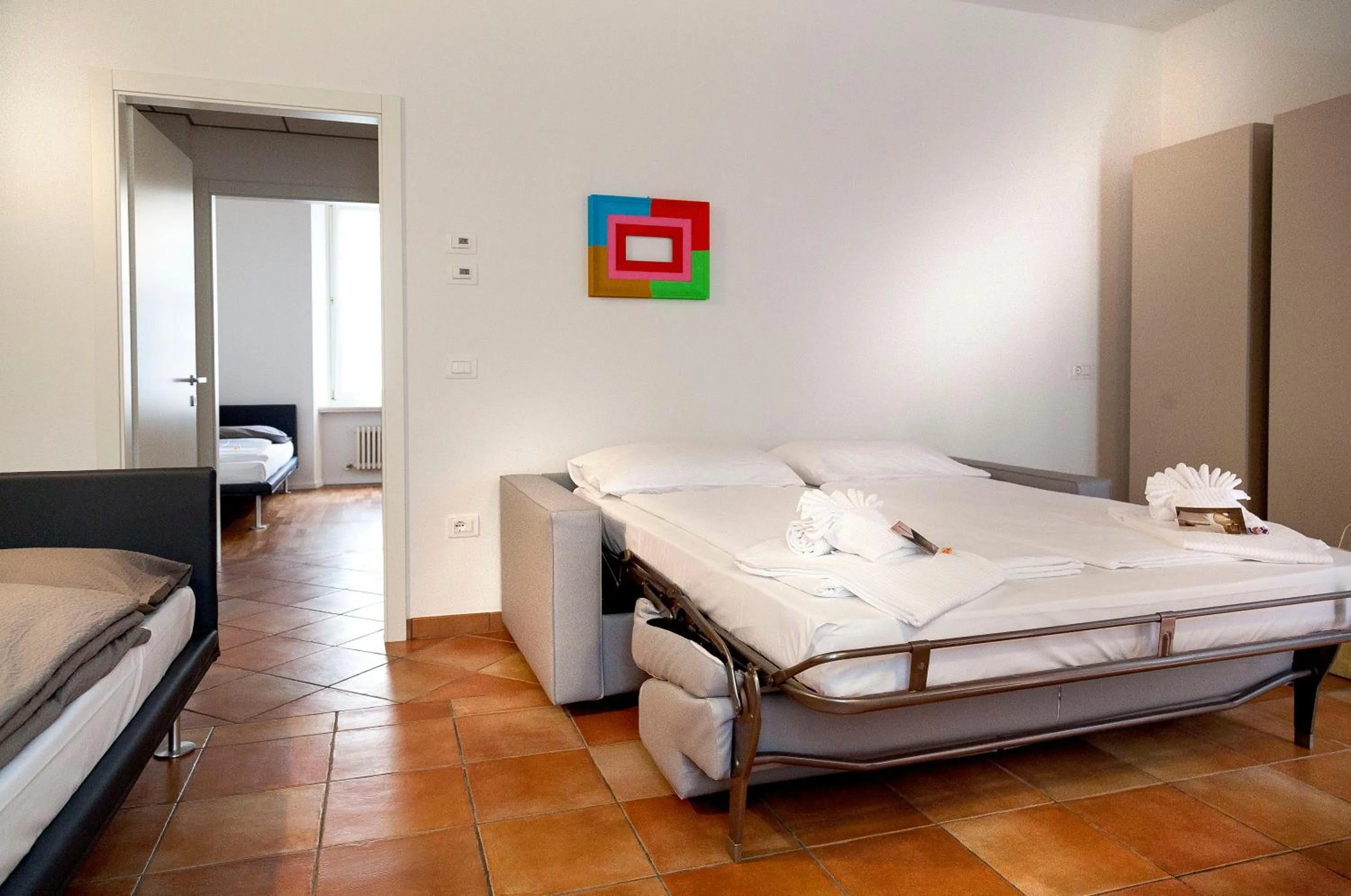 Living room, Bed in Casa Alla Lega