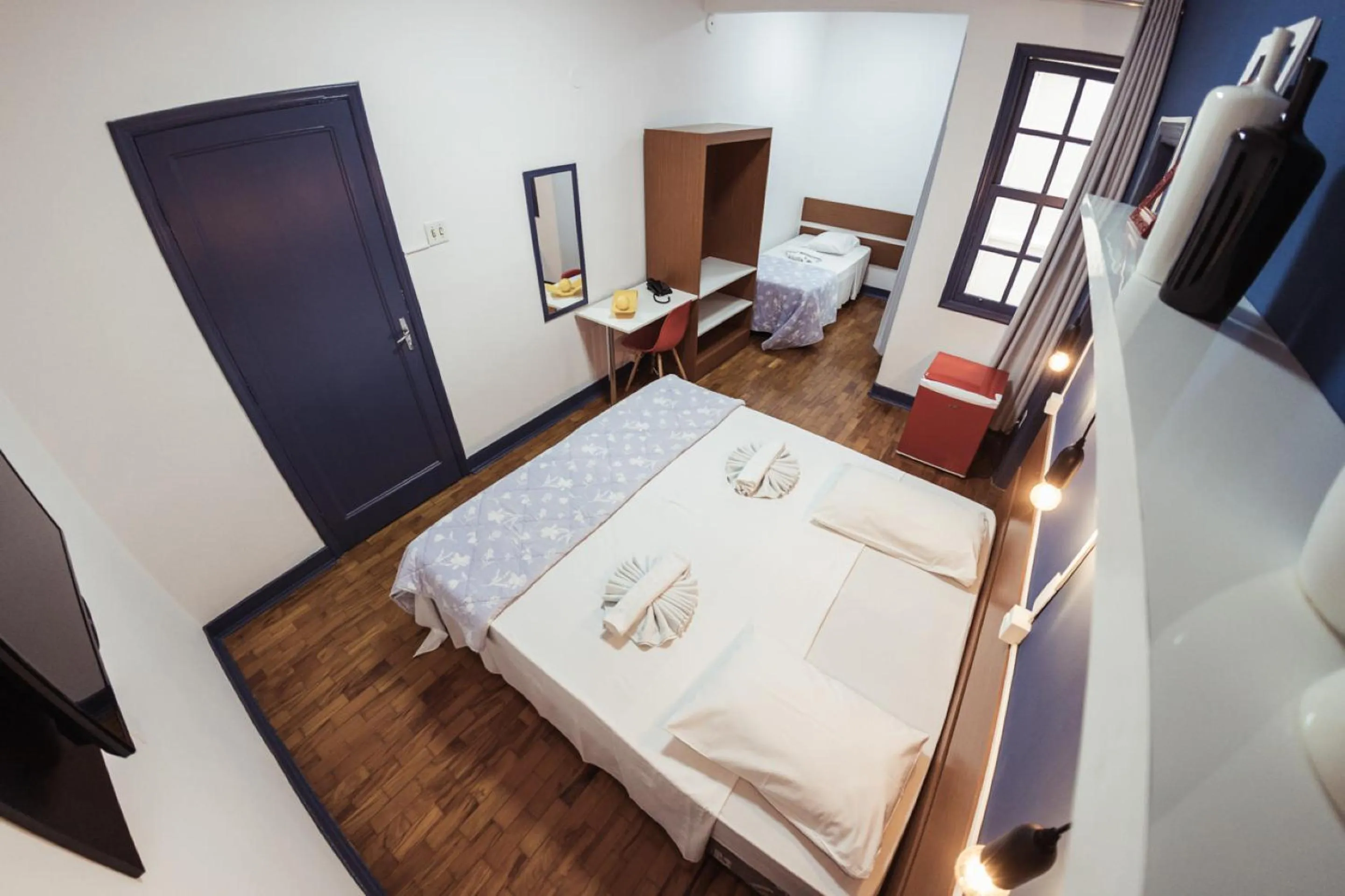 Bedroom, Bed in MOVA Hotel D'oeste - Localizado em frente a Praça Principal da Cidade, na área Central - Pé na Praça