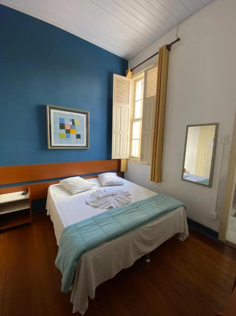 Bedroom, Bed in MOVA Hotel D'oeste - Localizado em frente a Praça Principal da Cidade, na área Central - Pé na Praça