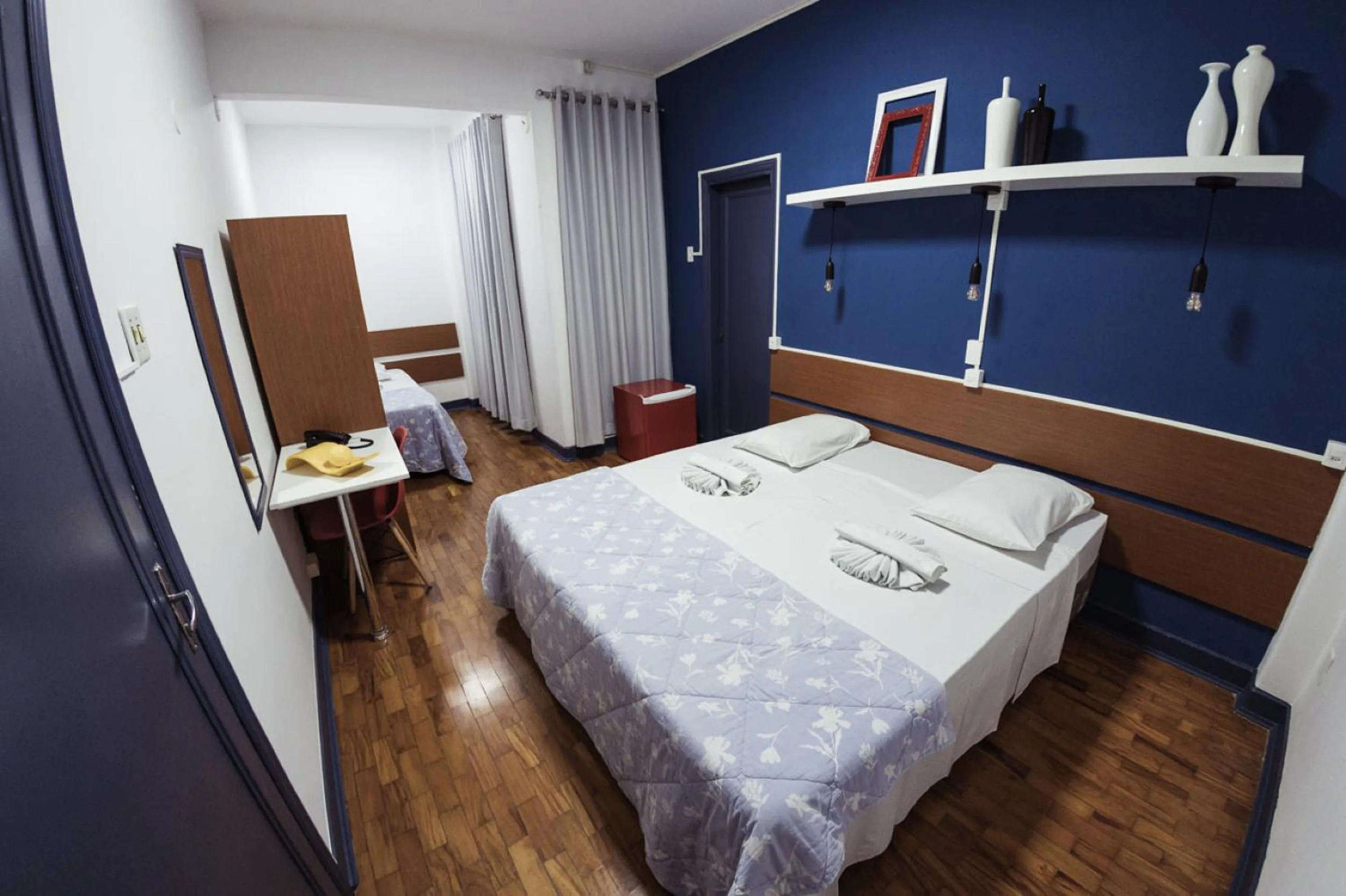 Bedroom, Bed in MOVA Hotel D'oeste - Localizado em frente a Praça Principal da Cidade, na área Central - Pé na Praça