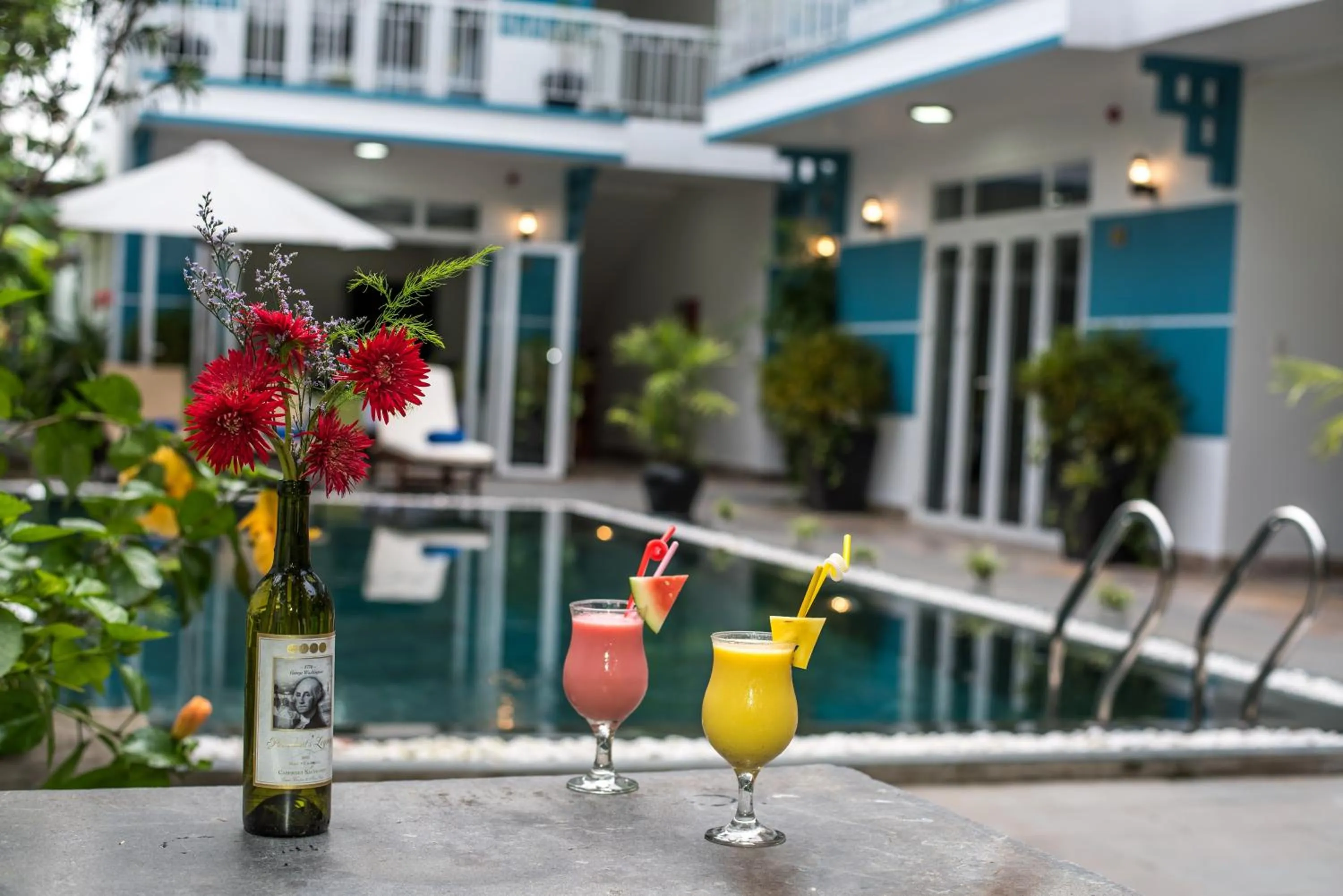 Pool view in Lucky Leaf Hoian Villa