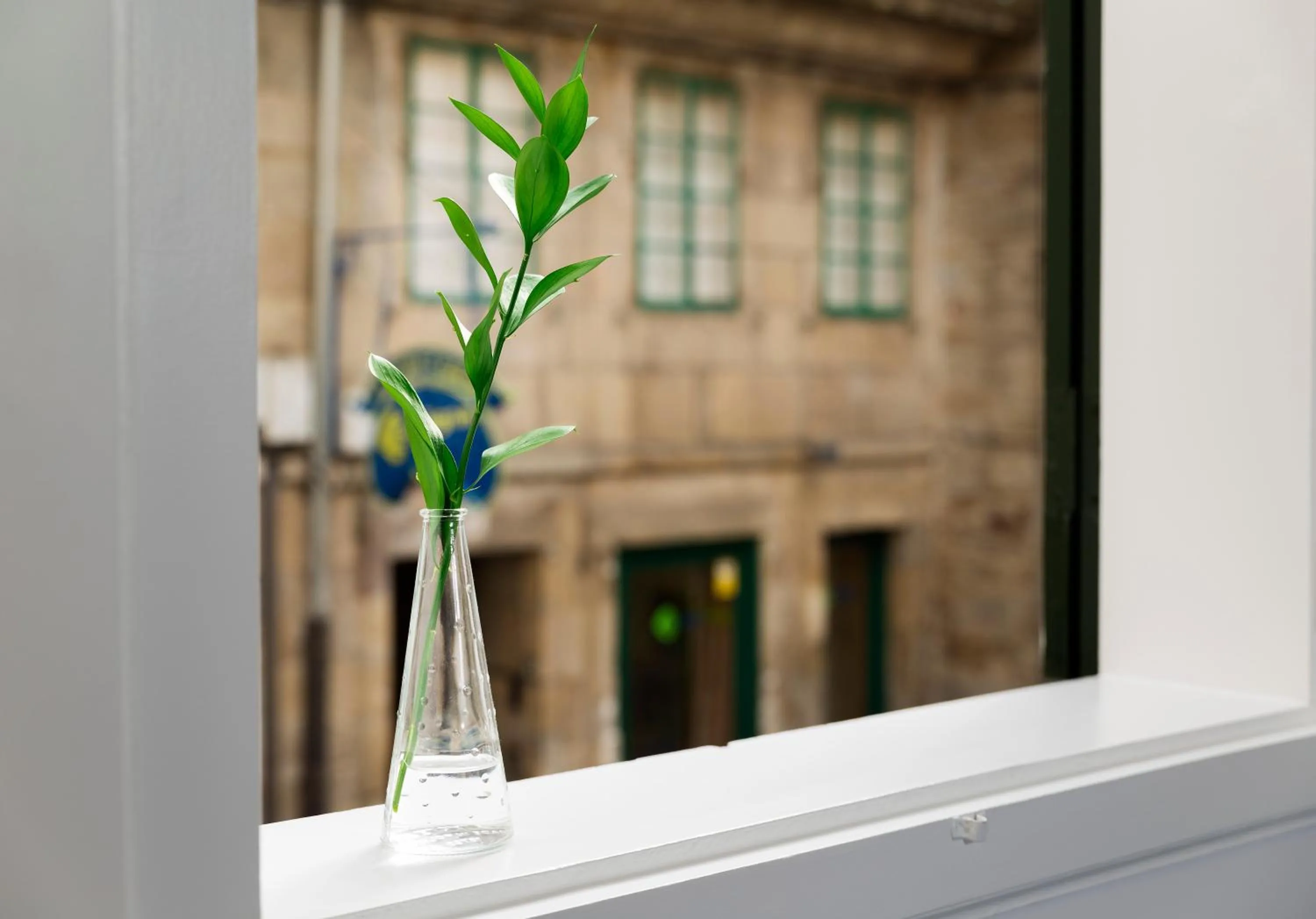 Decorative detail in Pensión Rua Nova