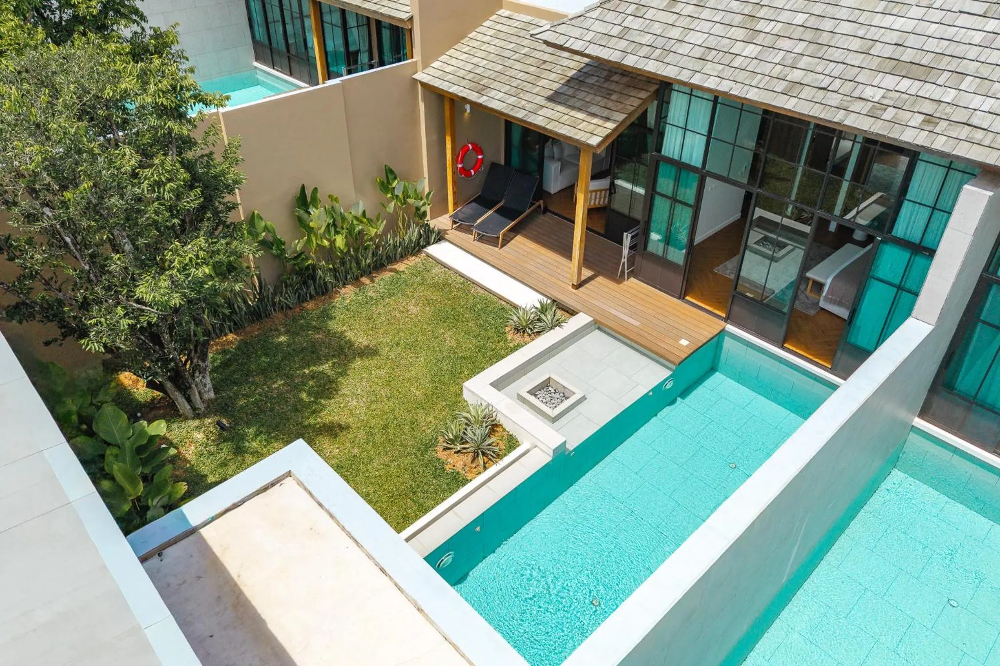 Garden view in Saturdays Residence by Brown Starling