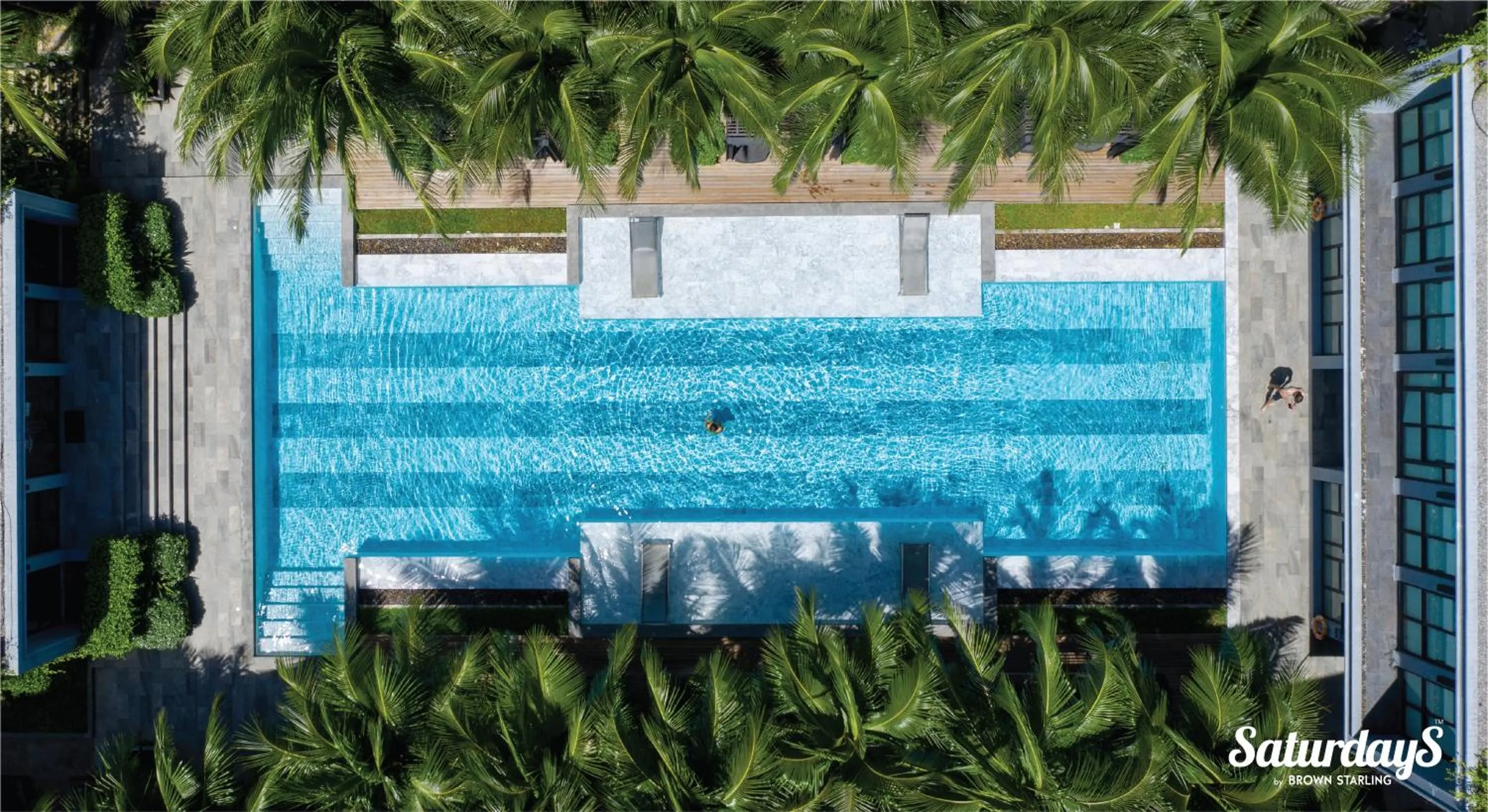 Swimming pool in Saturdays Residence by Brown Starling