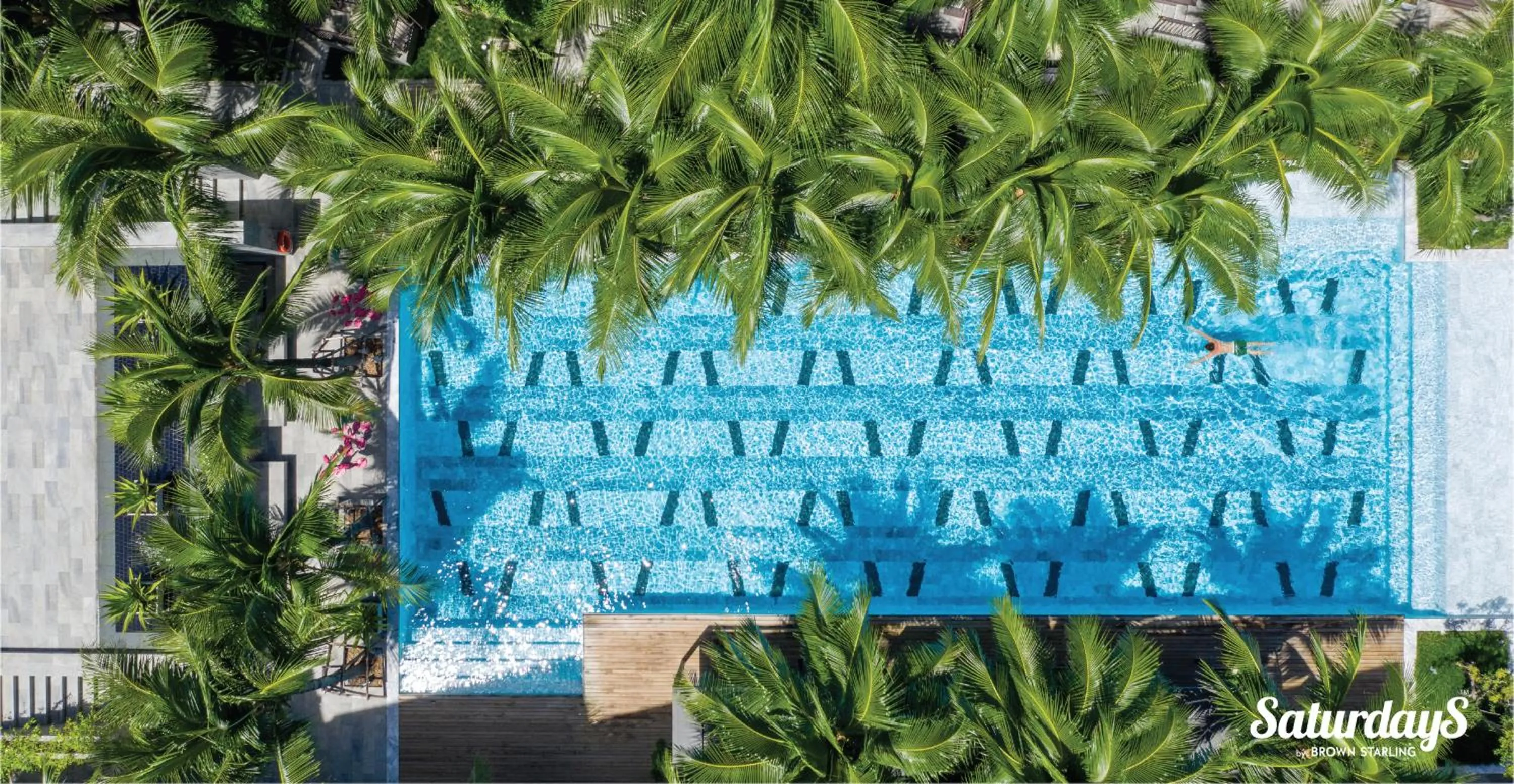 Swimming pool in Saturdays Residence by Brown Starling