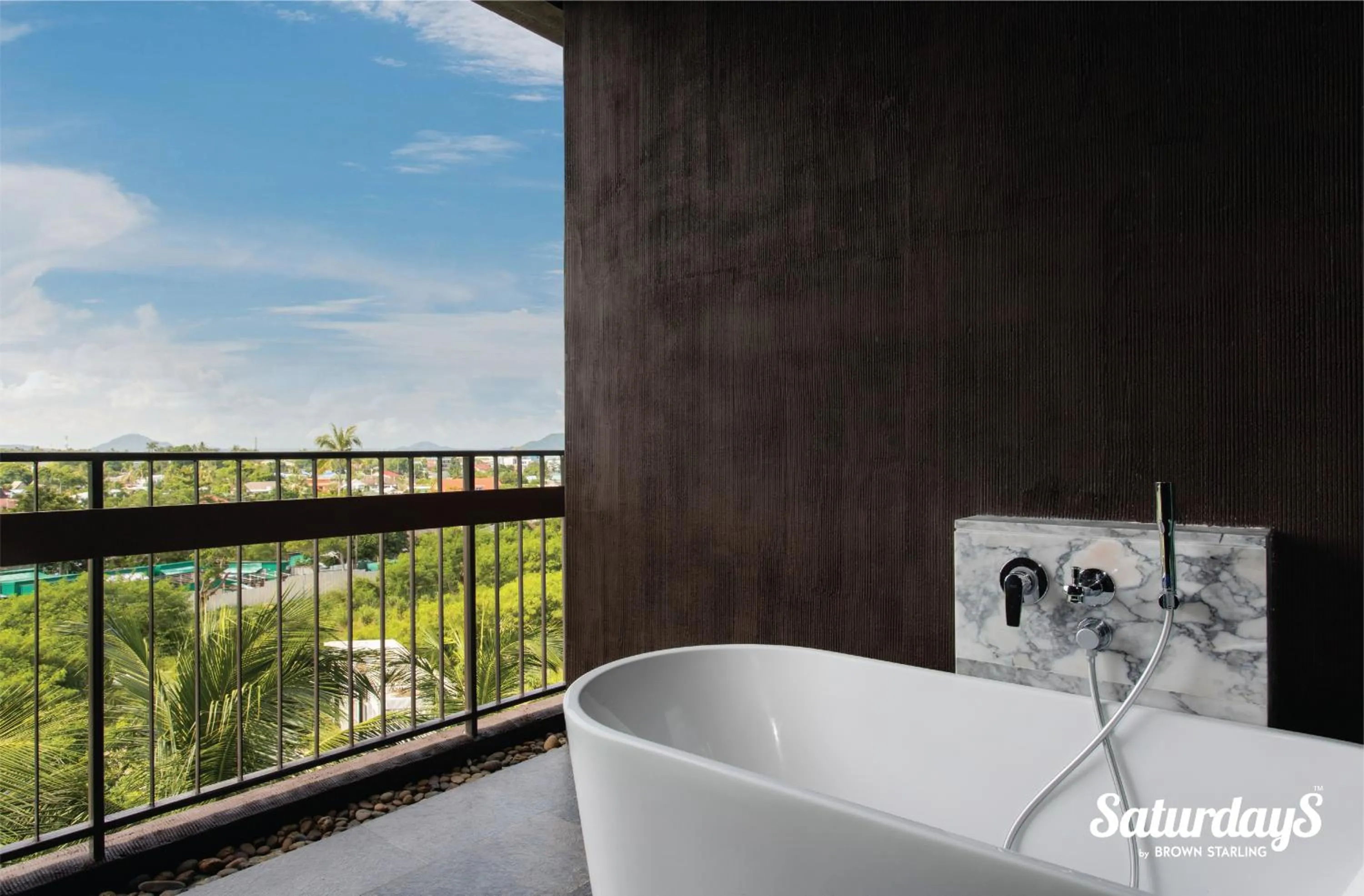 Balcony/Terrace in Saturdays Residence by Brown Starling