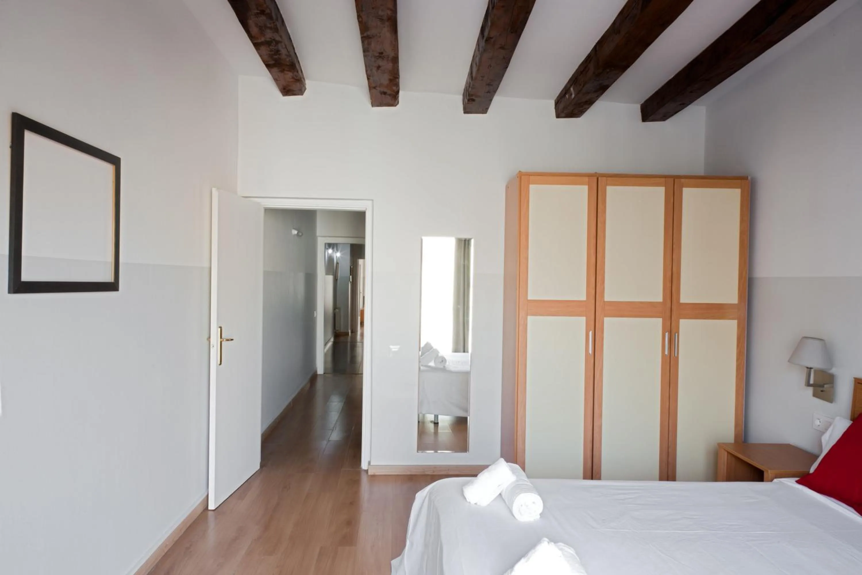 Bed in My Address in Barcelona Downtown