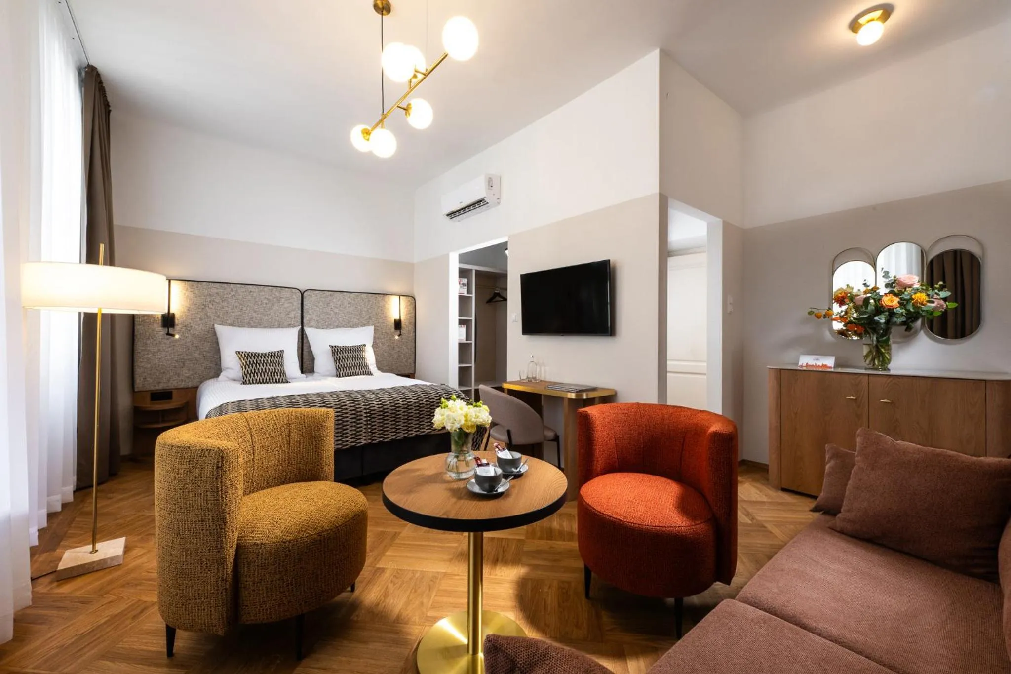 Bed in Hotel Palladian