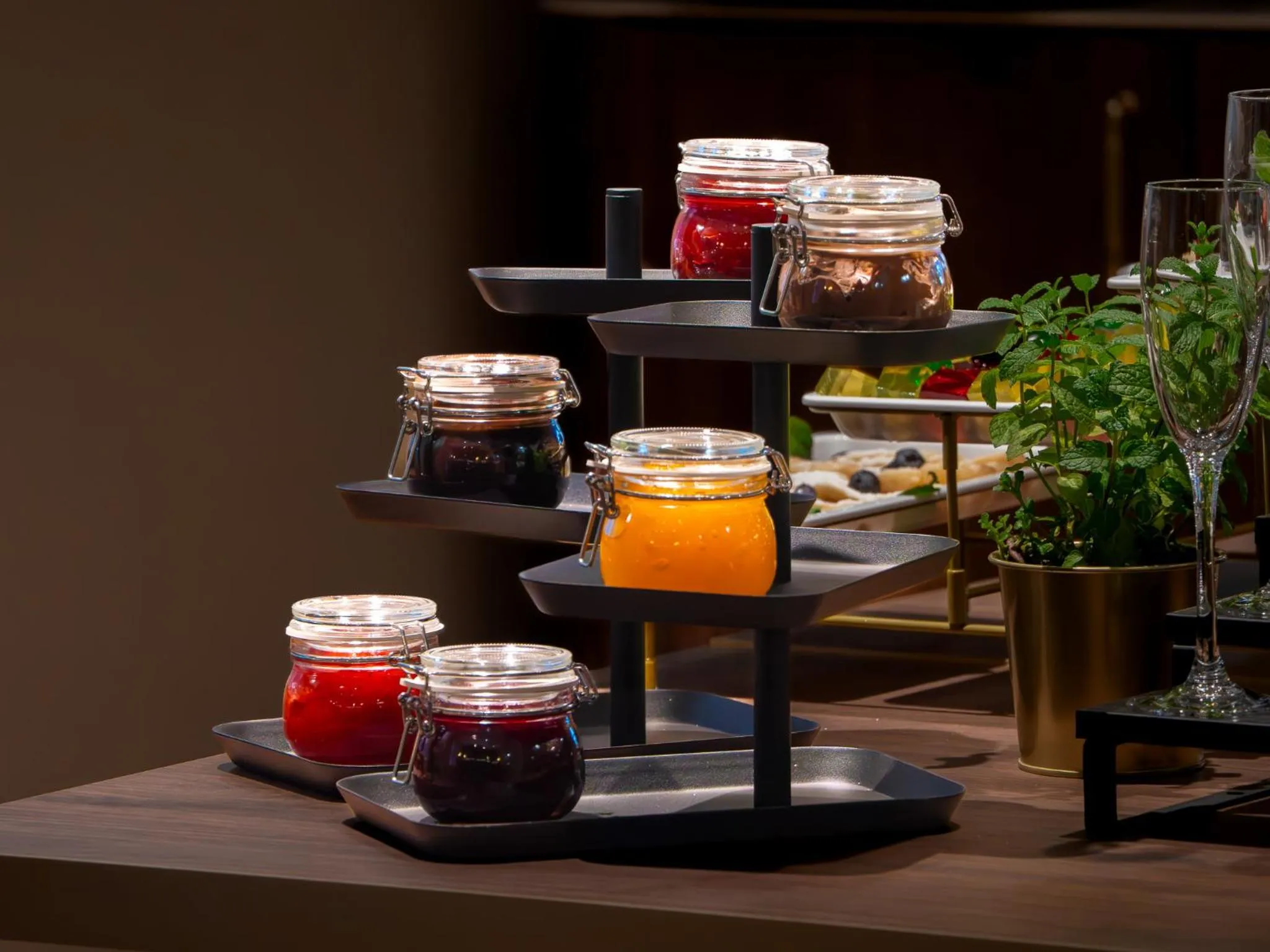 Buffet breakfast in Hotel Palladian