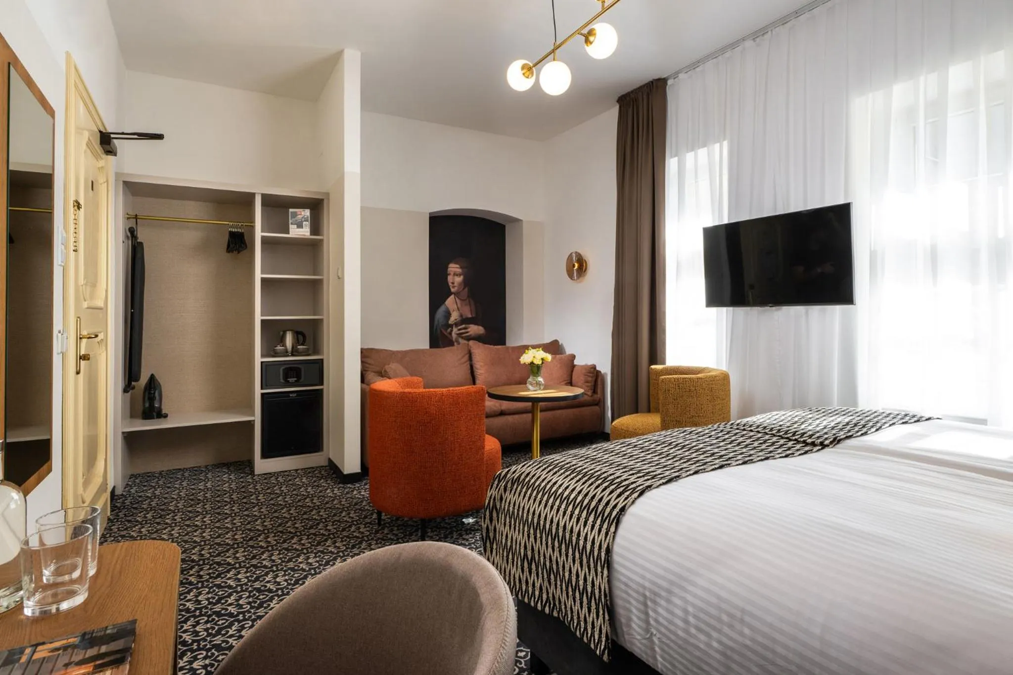 Bed in Hotel Palladian