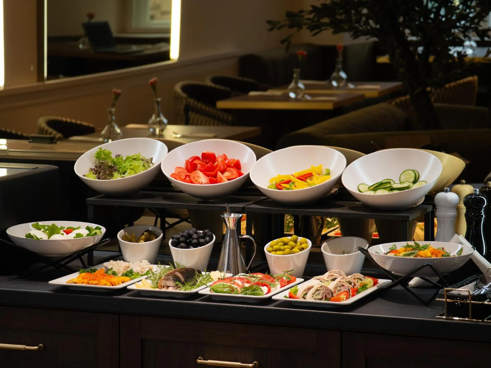 Buffet breakfast in Hotel Palladian