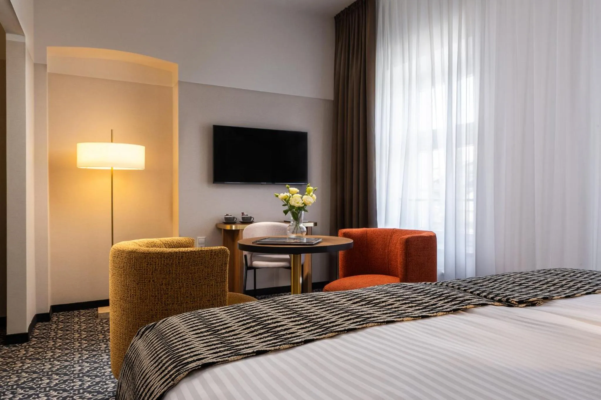 Bed in Hotel Palladian