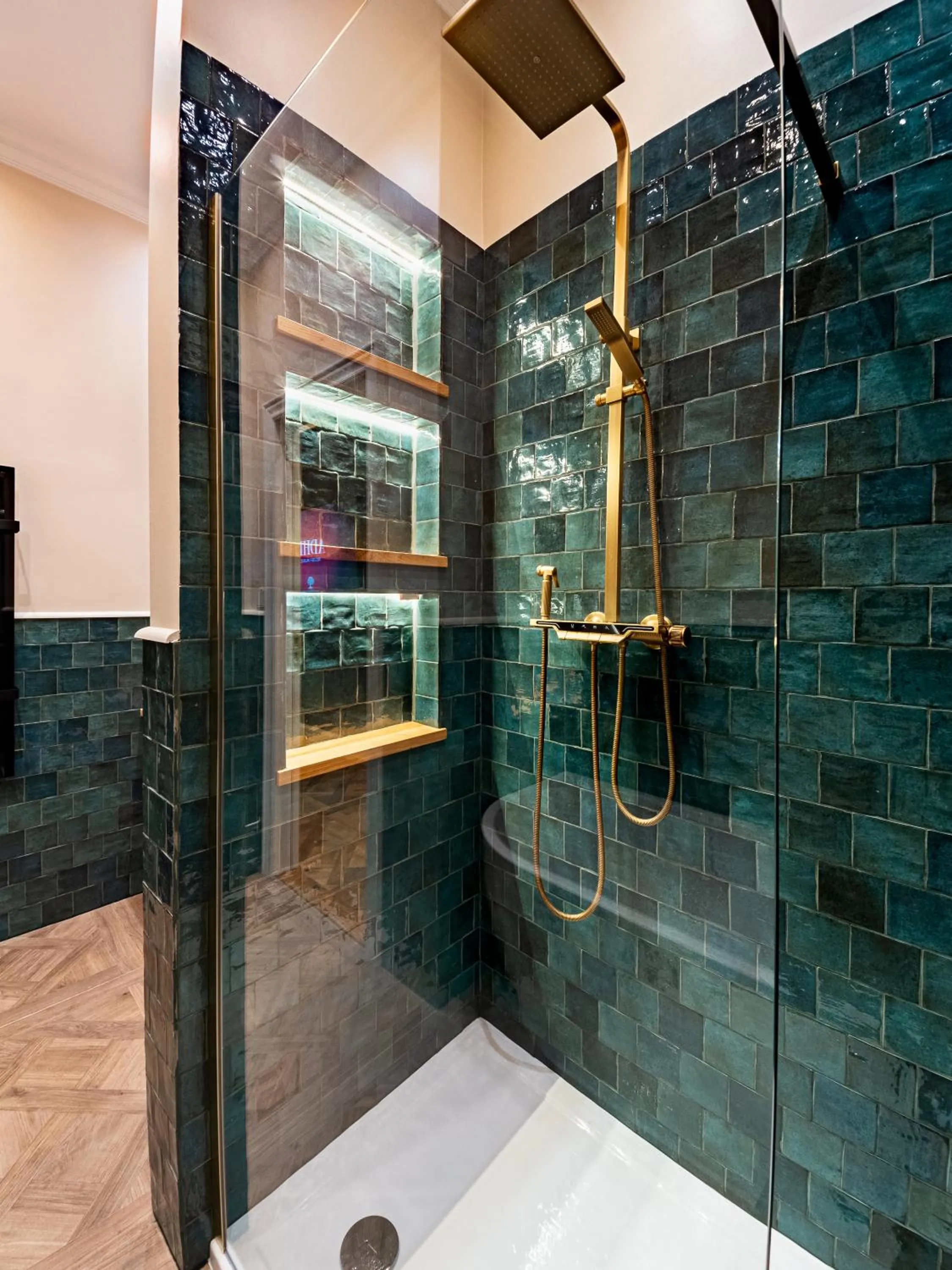 Shower in Hotel Leopold