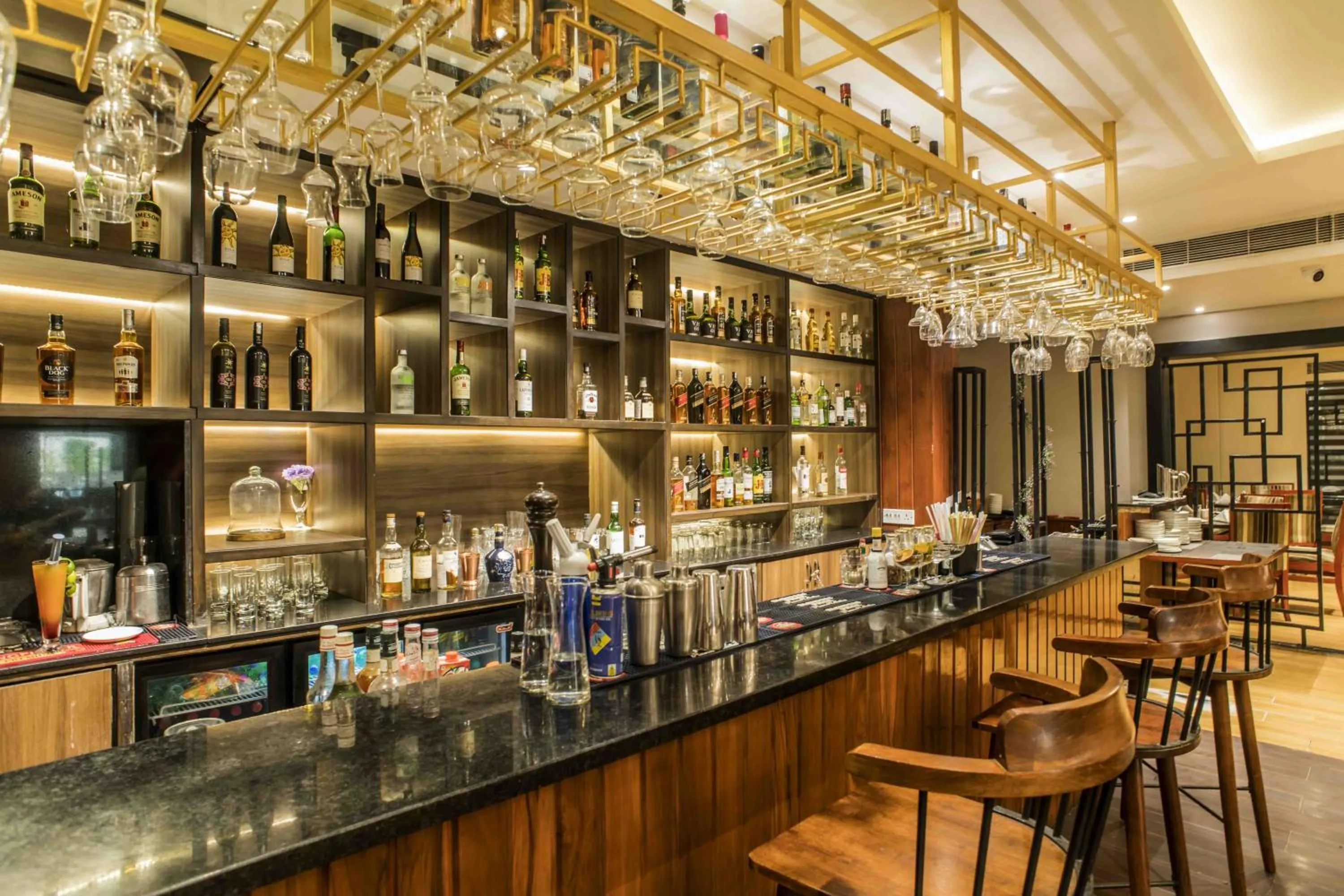 Lounge or bar in The Citi Residenci Hotel - Durgapur