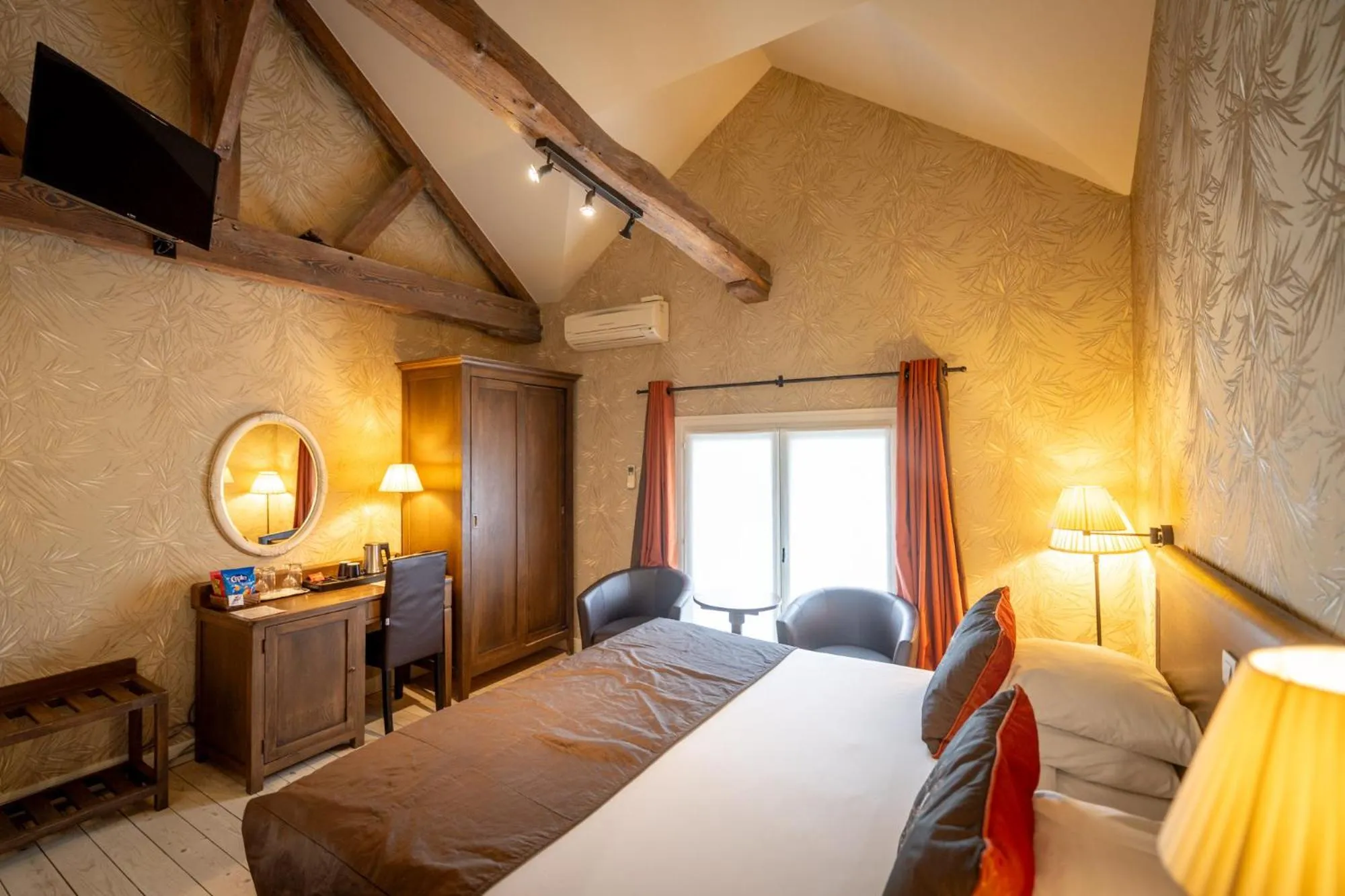 Bed in Hotel Jan Brito