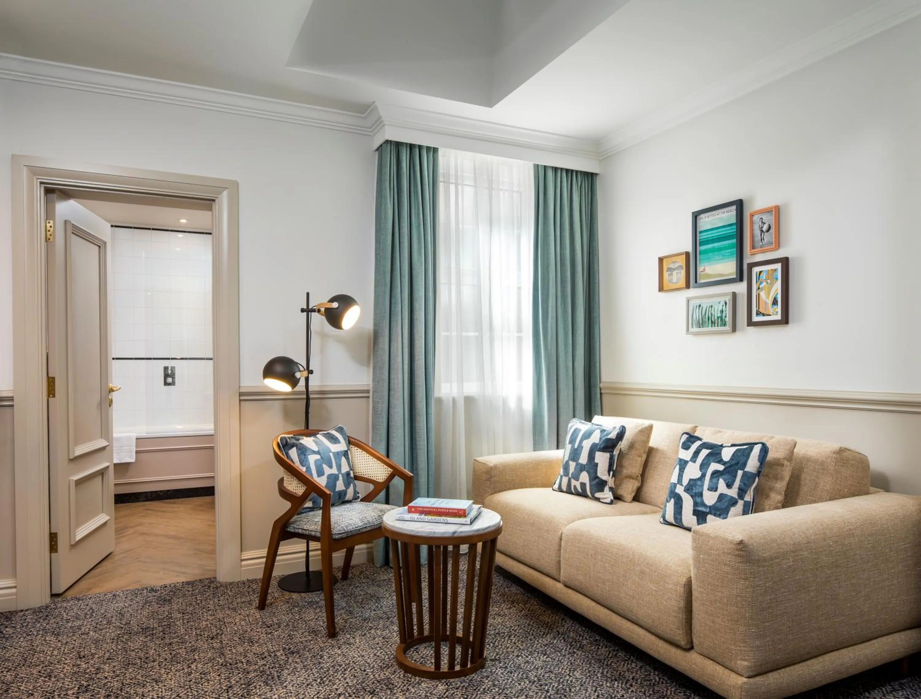 Seating area in The White Horses by Everly Hotels Collection