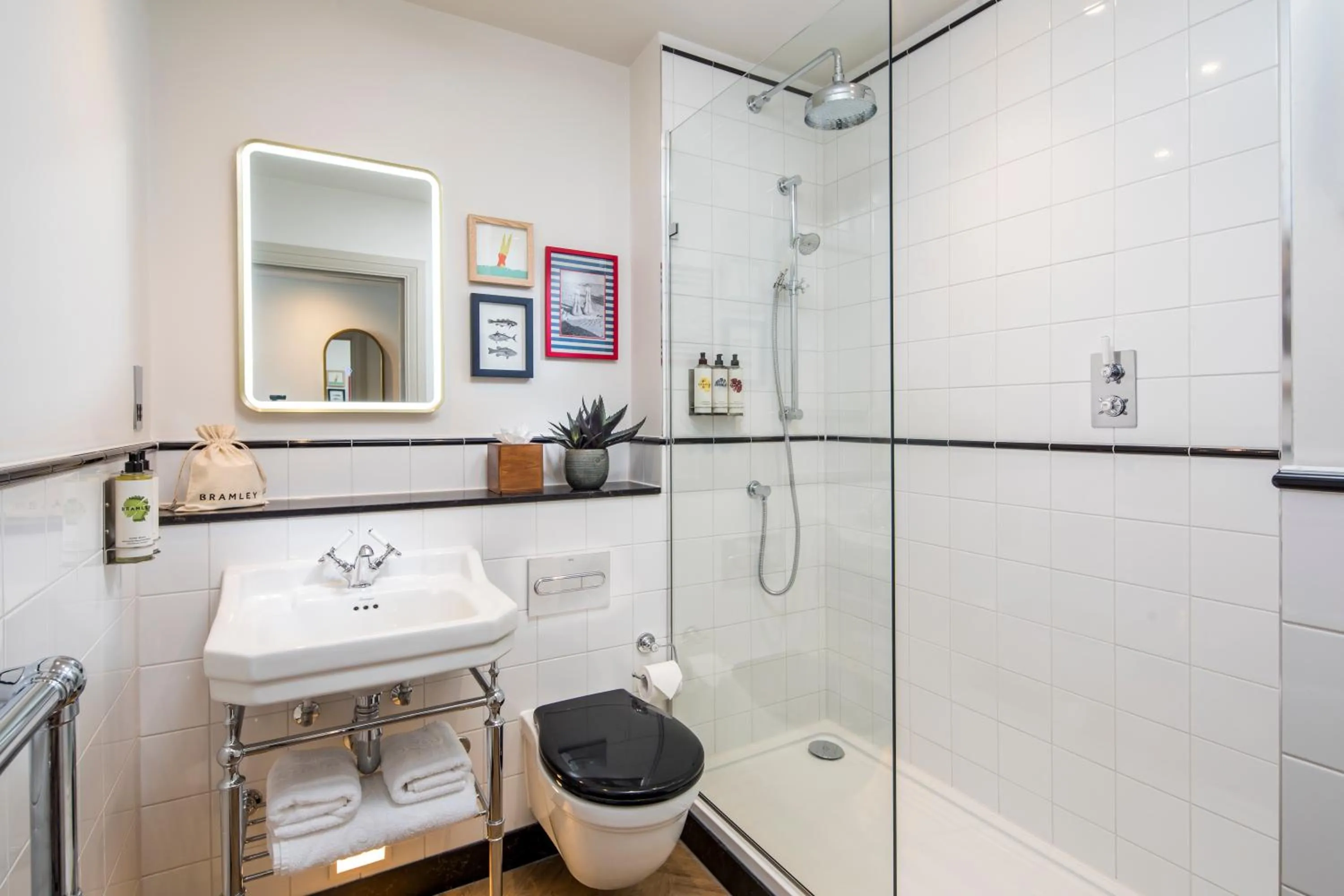 Shower in The White Horses by Everly Hotels Collection