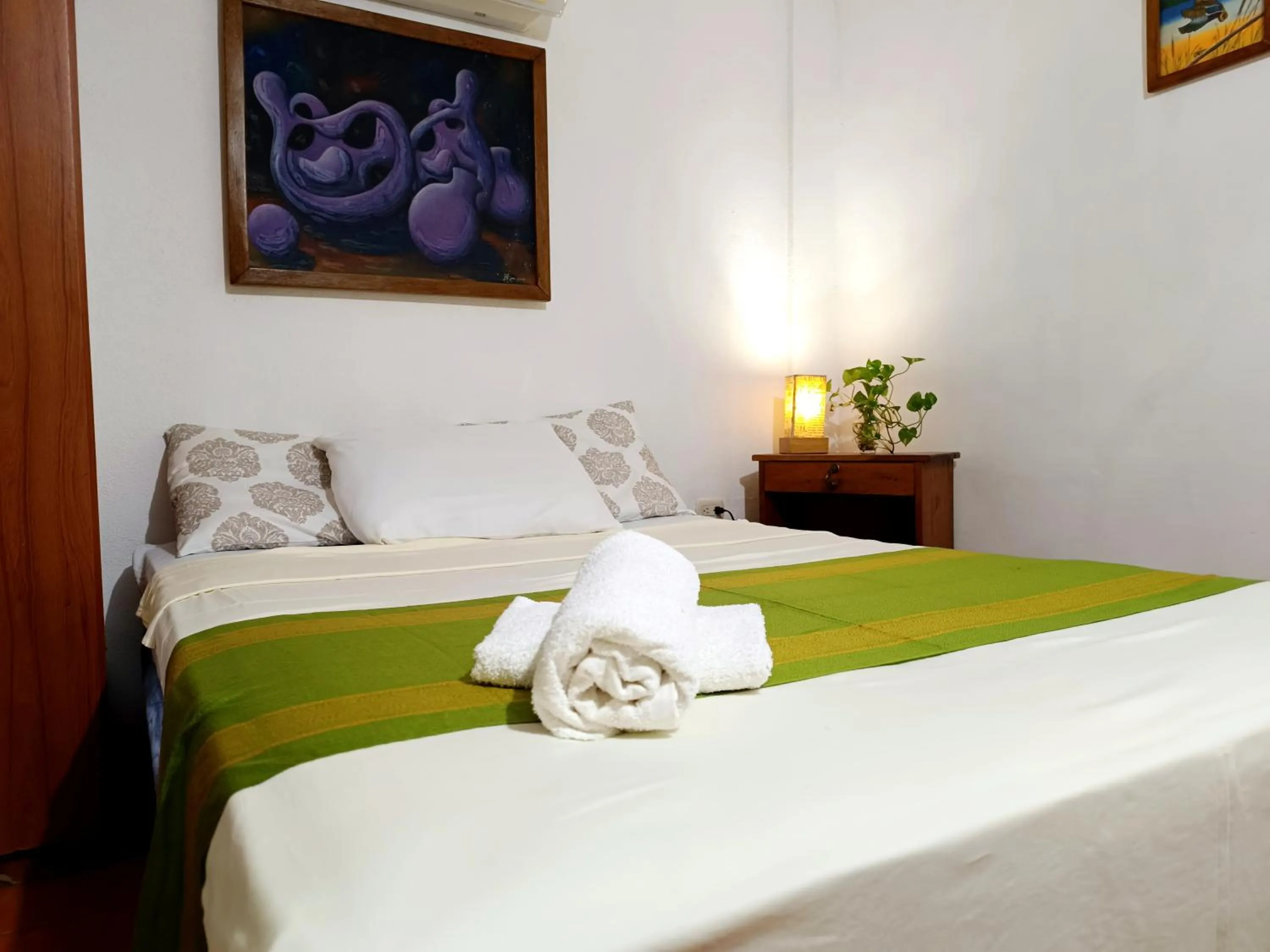 Bedroom, Bed in Casa de Los Berrios