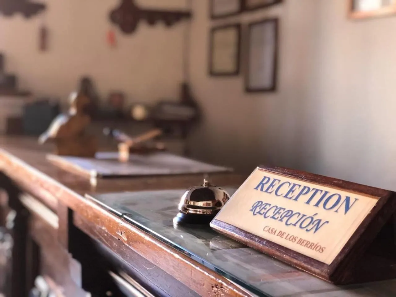 Lobby or reception in Casa de Los Berrios