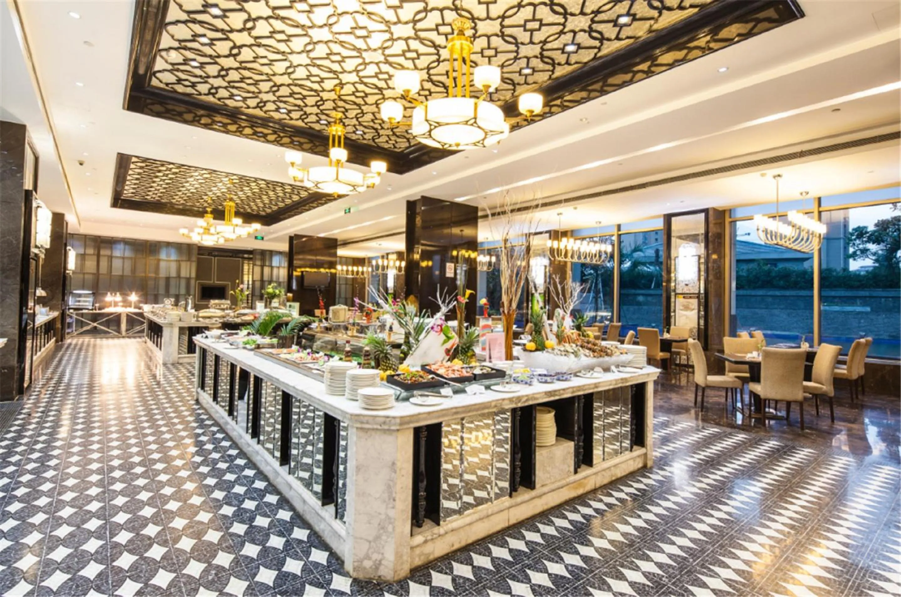 Buffet breakfast in Ramada Plaza Qiandeng Kunshan