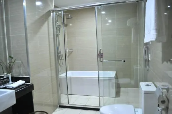 Toilet, Bathroom in Ramada Linyi North