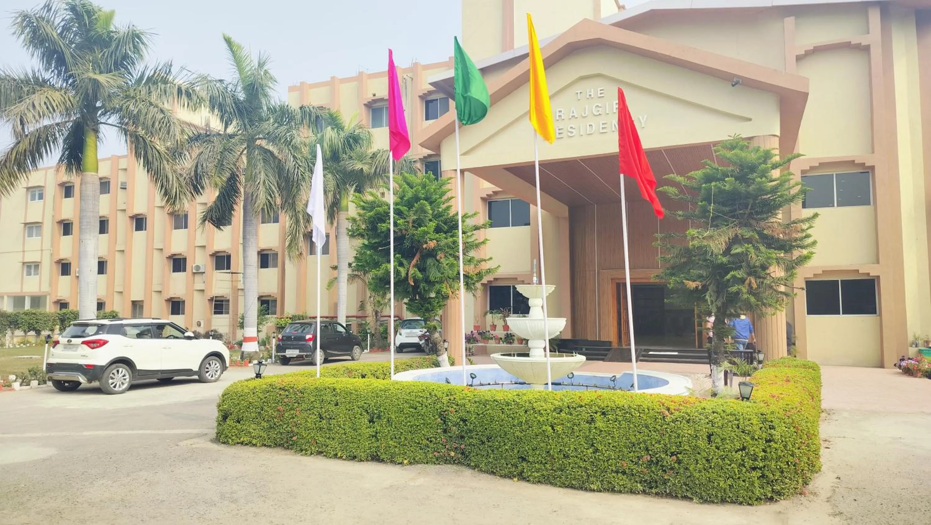 Facade/entrance in The Rajgir Residency