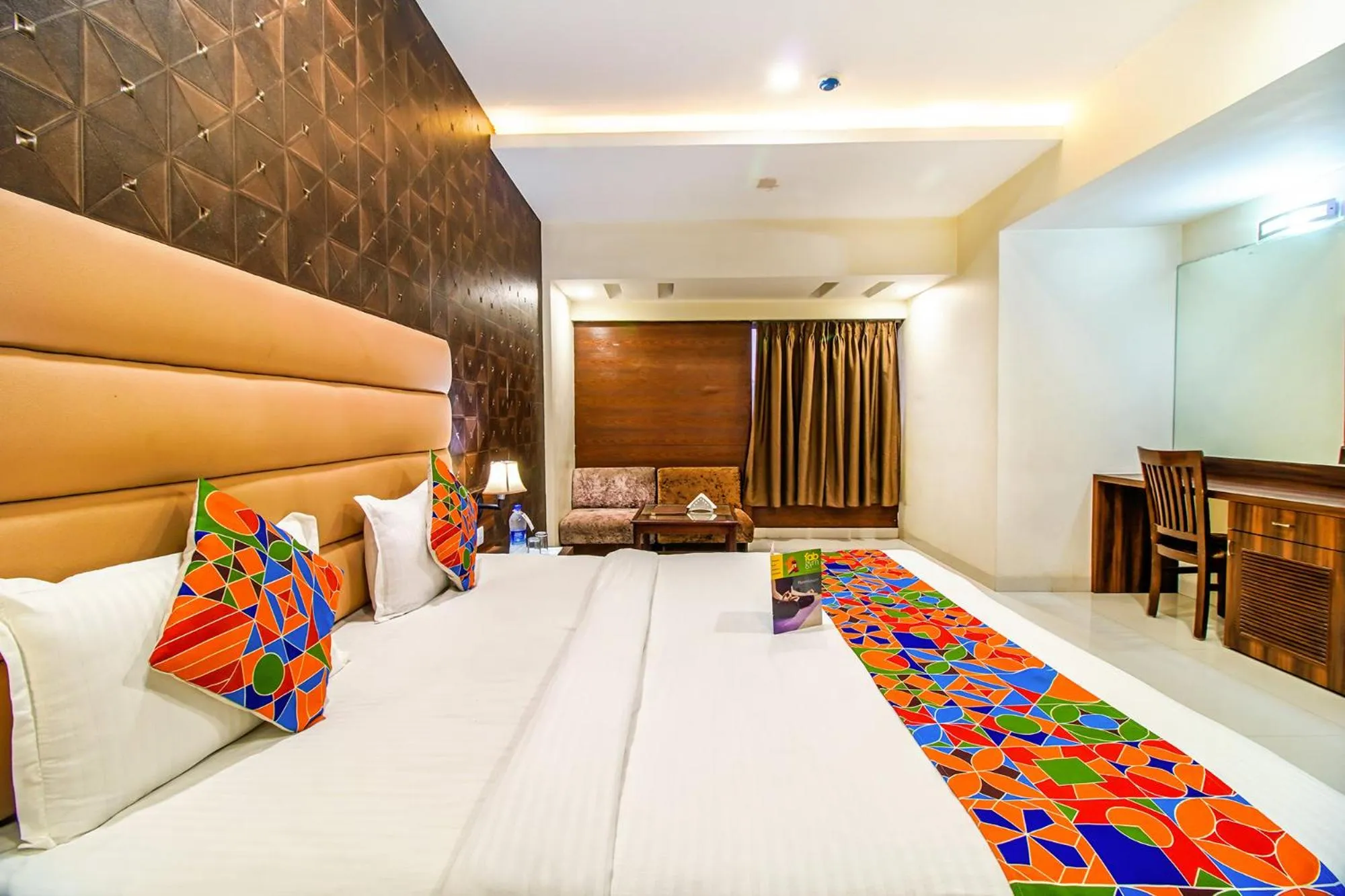 Bed in FabHotel Prime President- Bhopal Railway Station