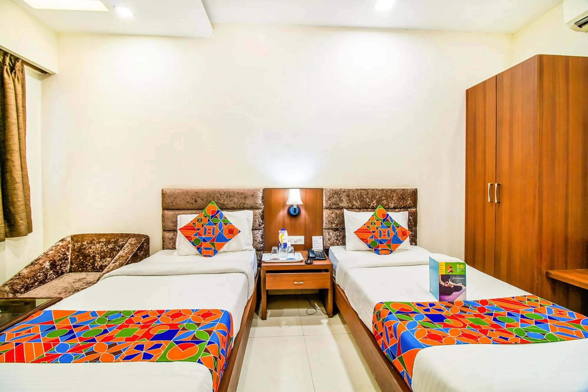 Bed in FabHotel Prime President- Bhopal Railway Station