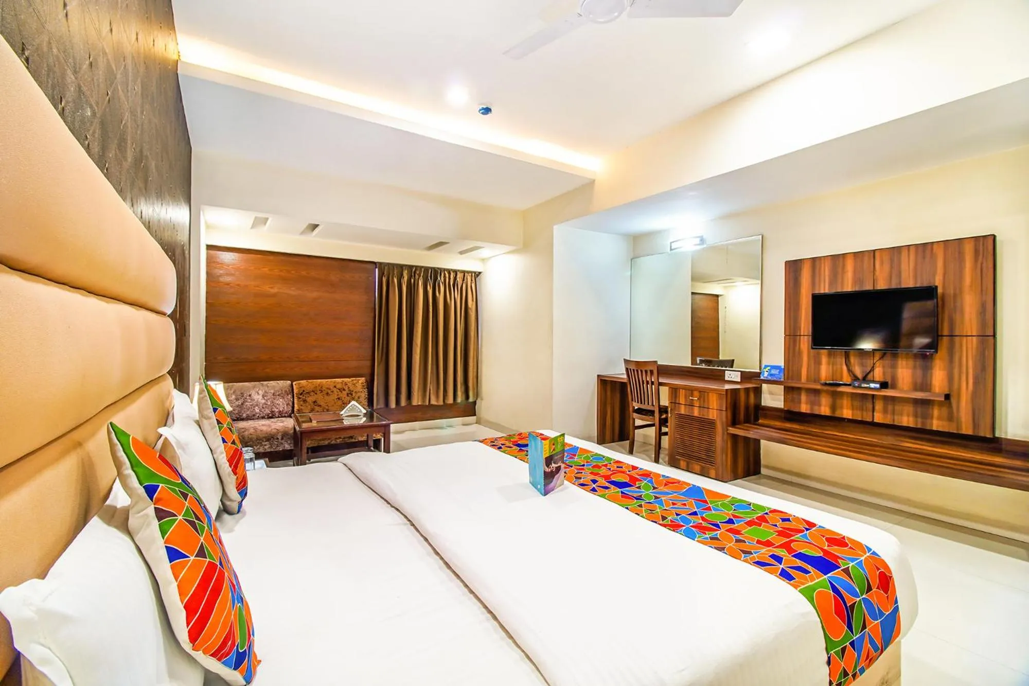 Bedroom, Bed in FabHotel Prime President- Bhopal Railway Station
