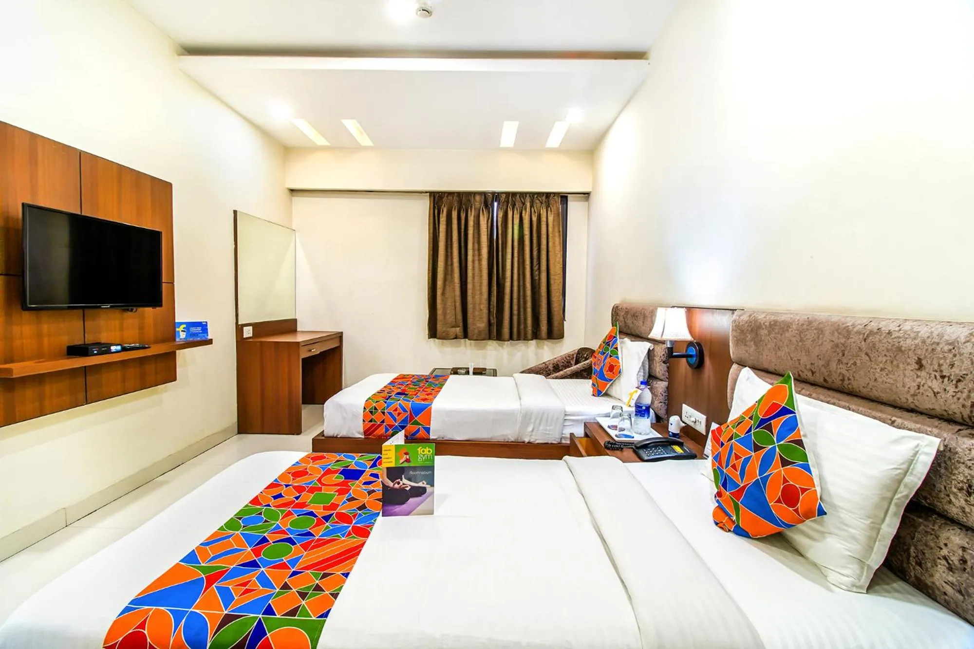 Bedroom, Bed in FabHotel Prime President- Bhopal Railway Station