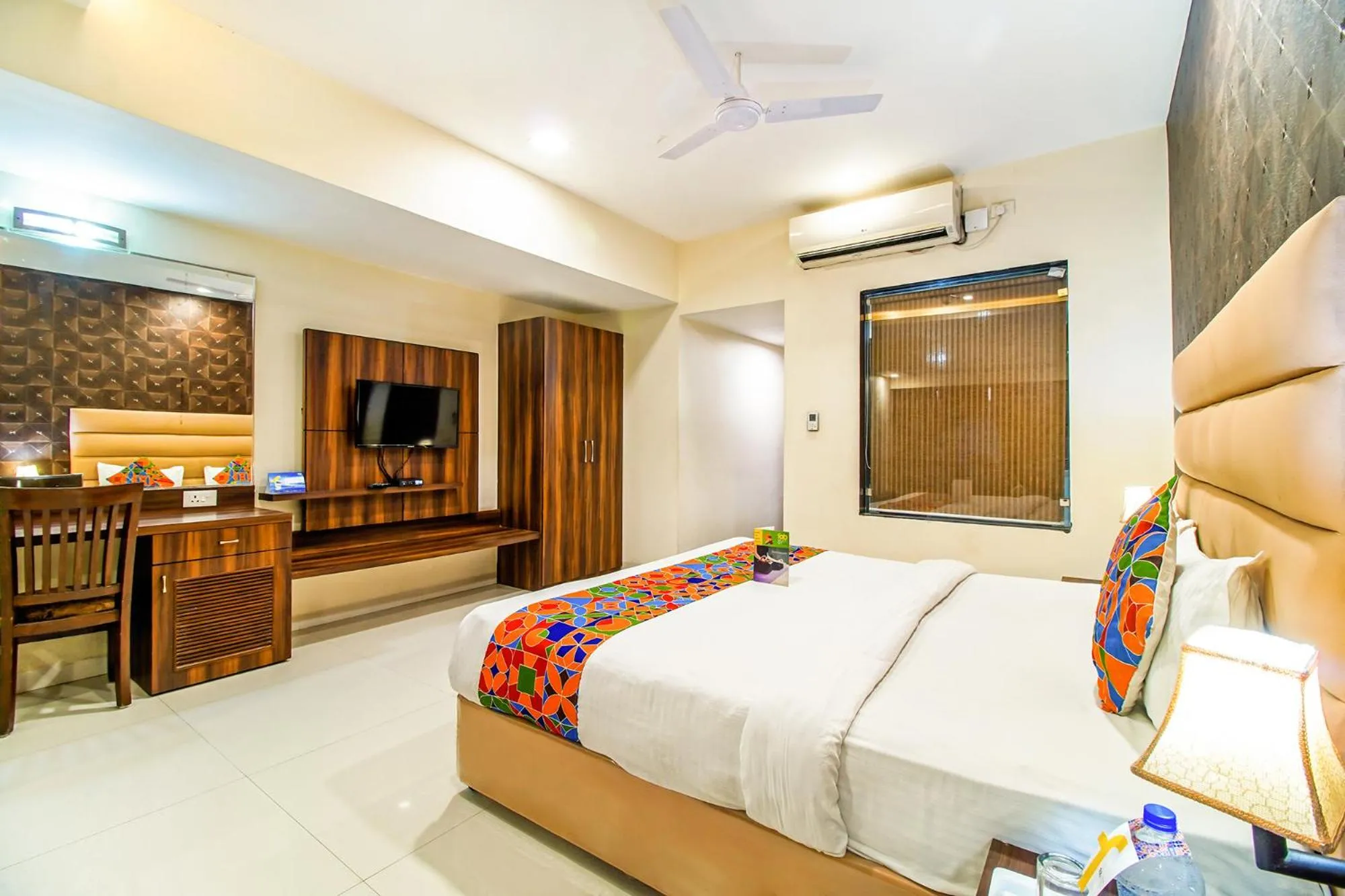 Bedroom, Bed in FabHotel Prime President- Bhopal Railway Station