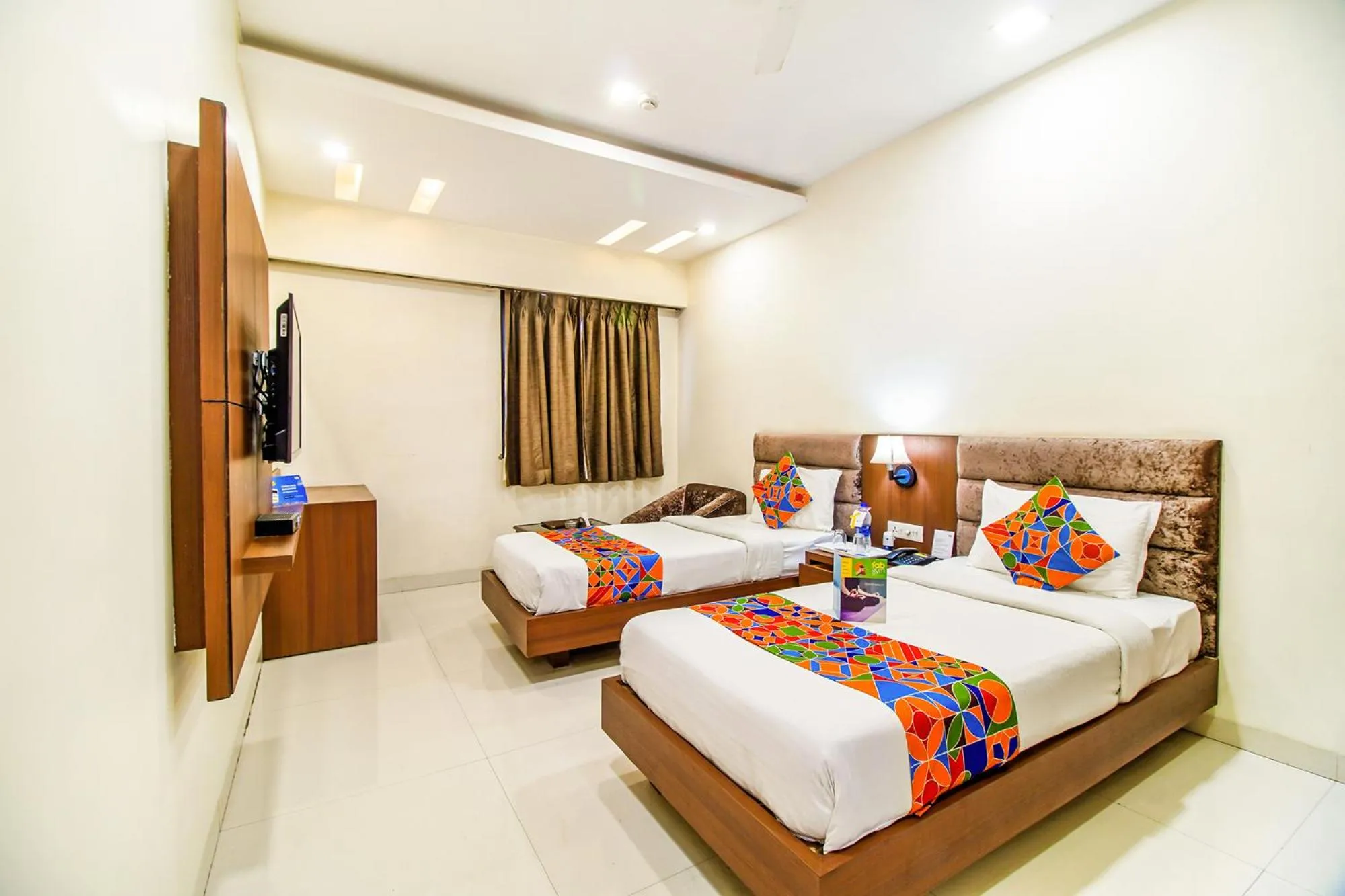Bed in FabHotel Prime President- Bhopal Railway Station