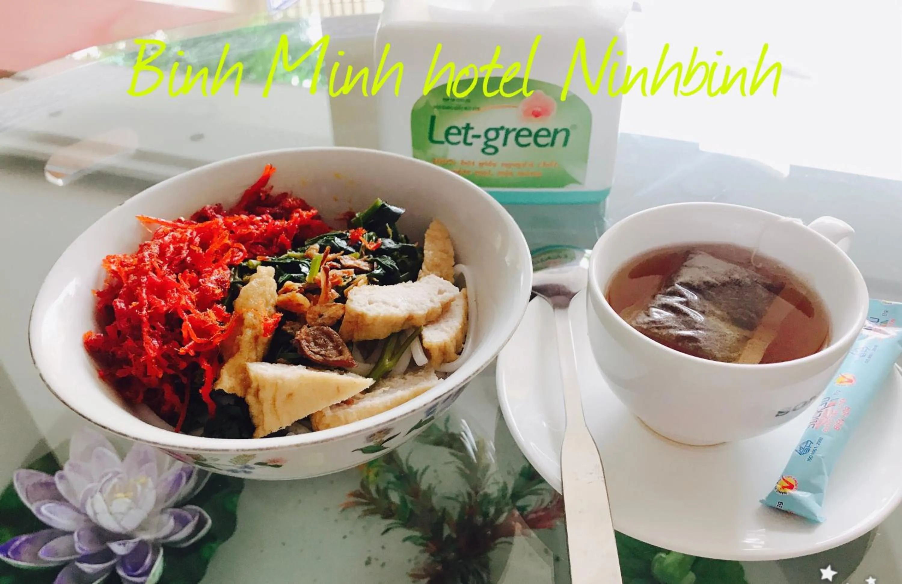 Food and drinks in Binh Minh Hotel