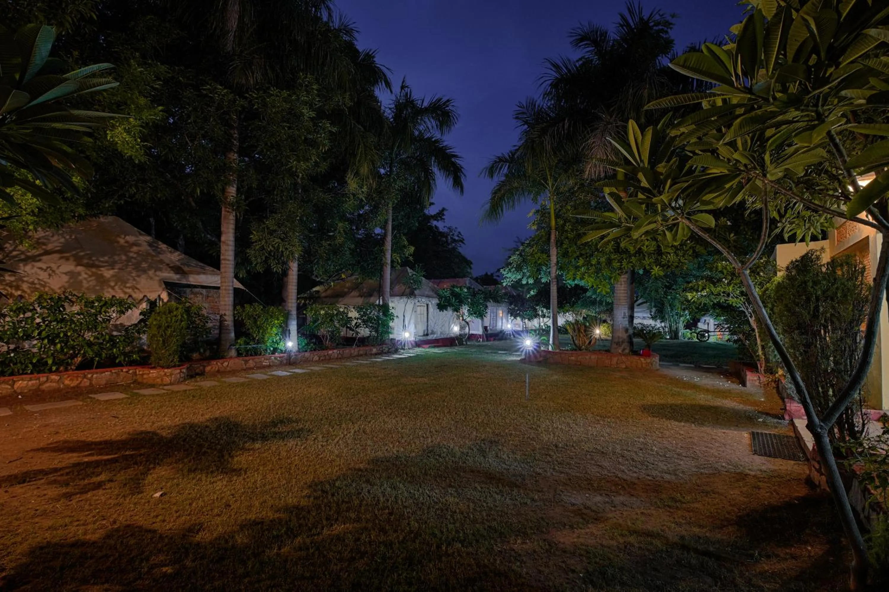 Garden in Ranthambore Tiger Resort
