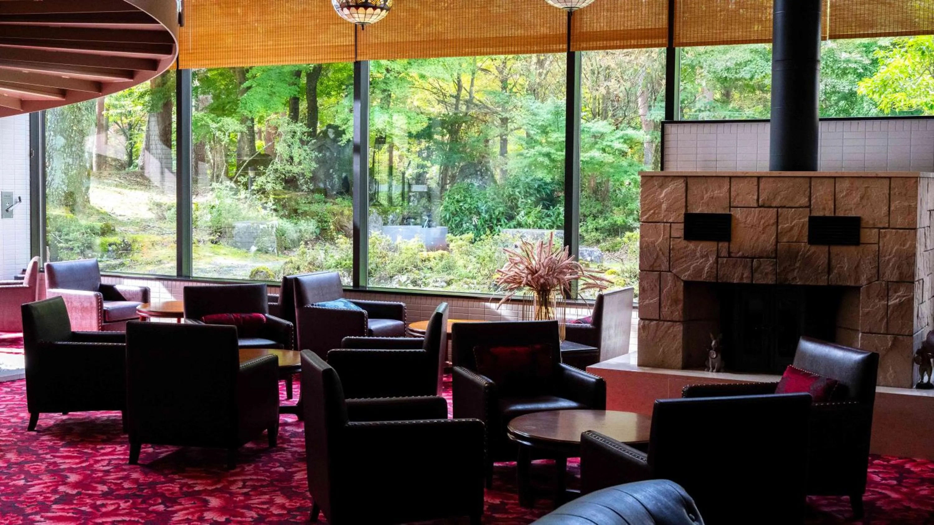 Seating area in Motosu Phoenix Hotel
