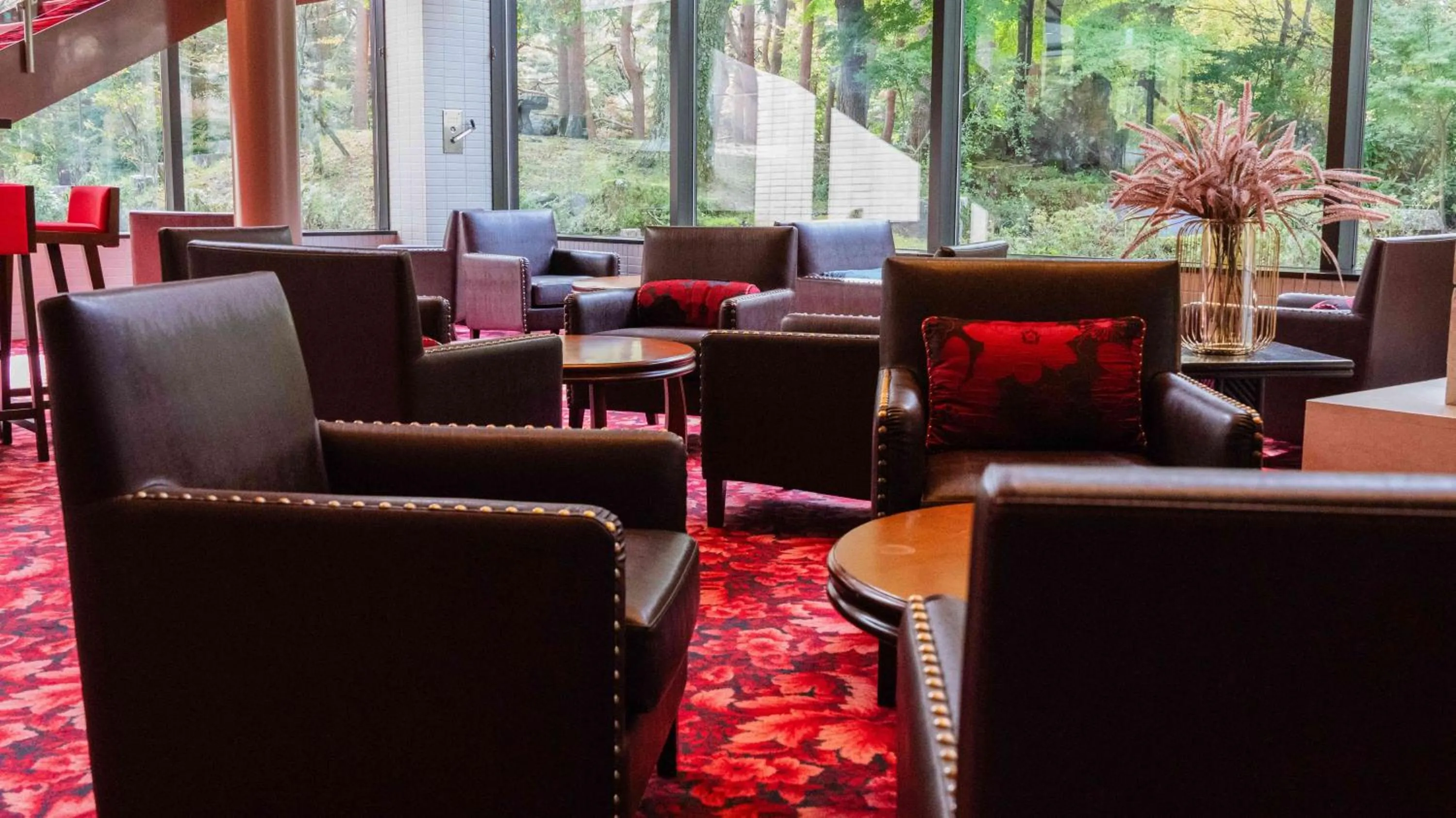 Seating area in Motosu Phoenix Hotel