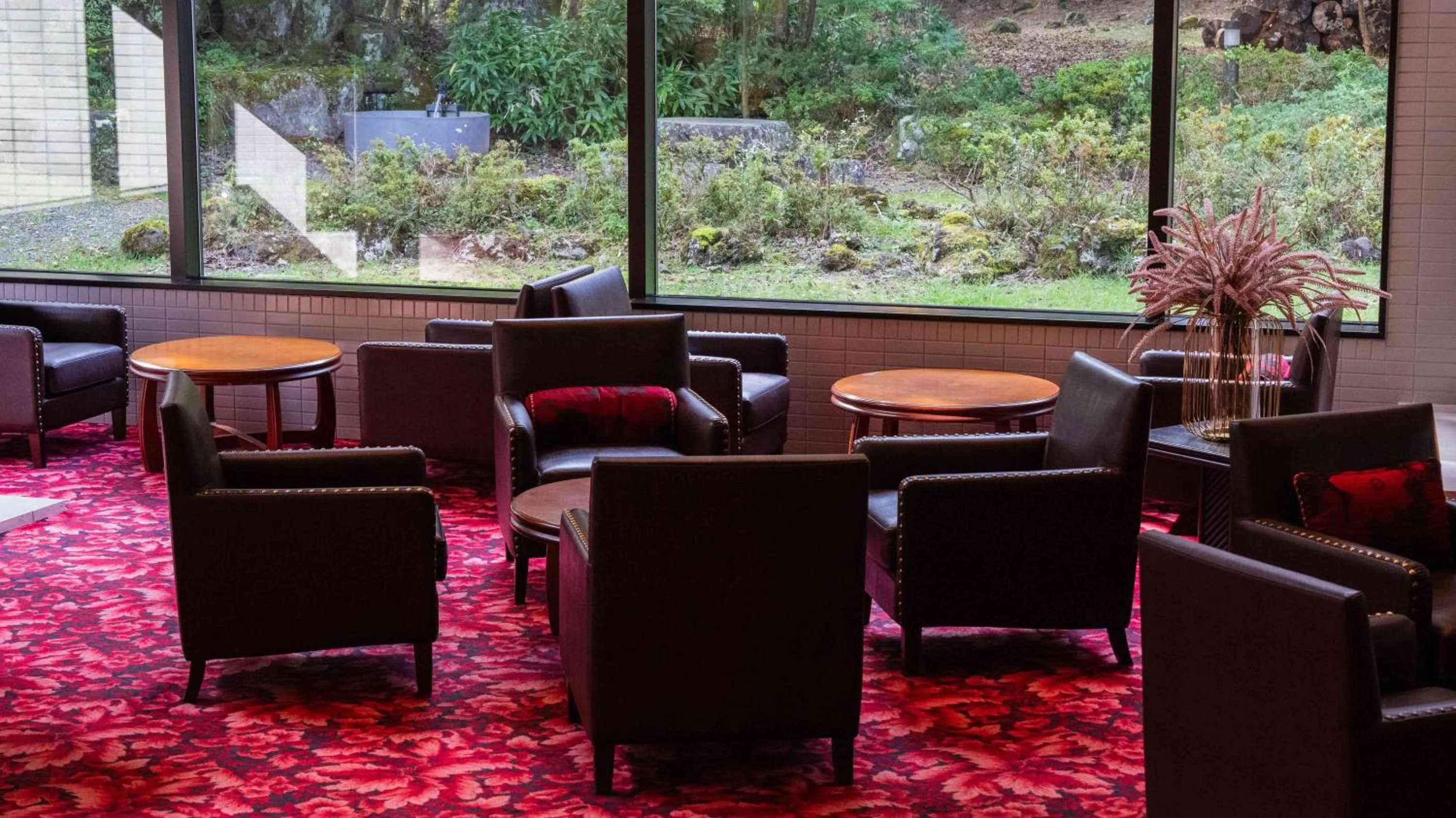 Seating area in Motosu Phoenix Hotel