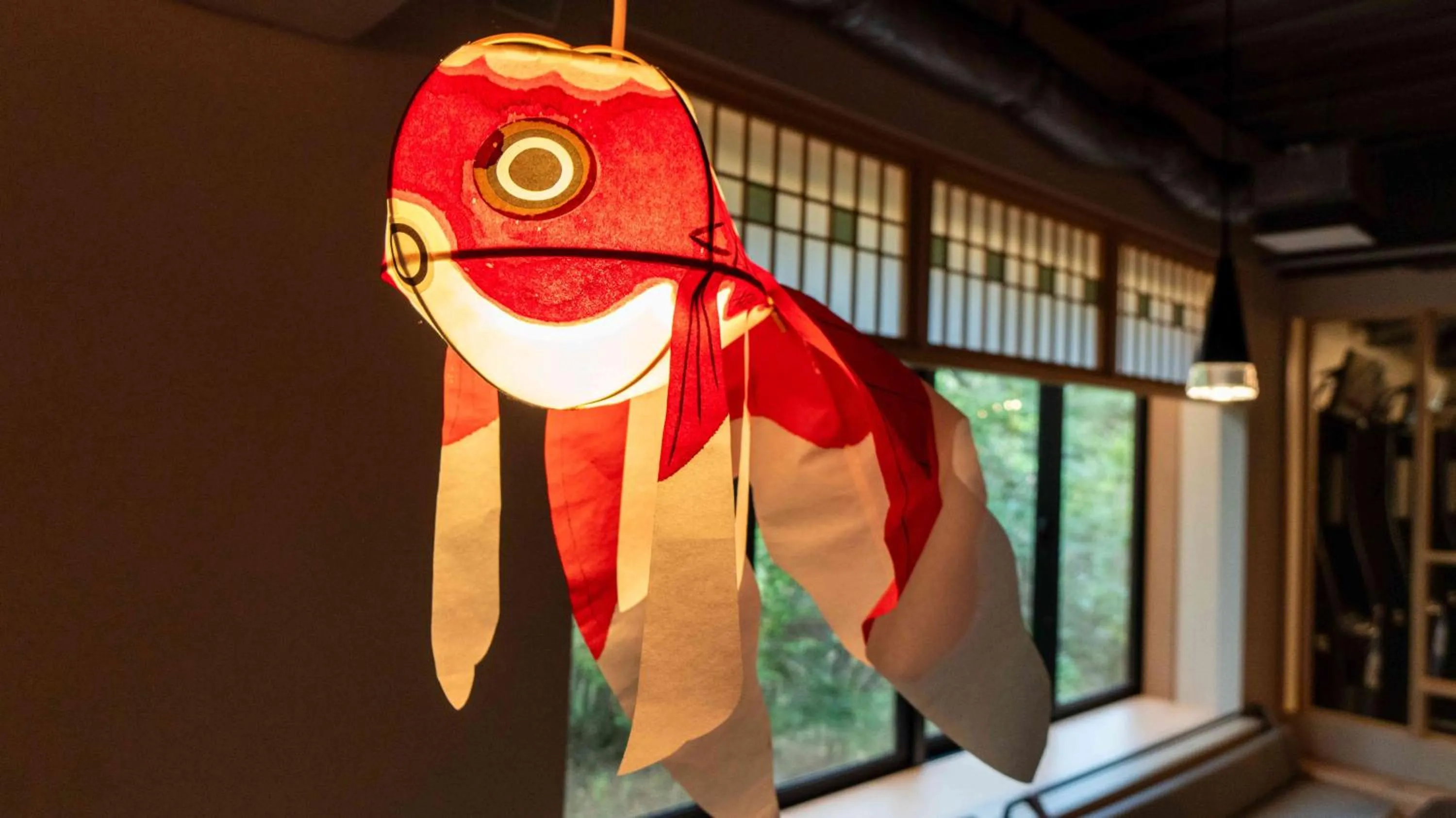 Decorative detail in Motosu Phoenix Hotel