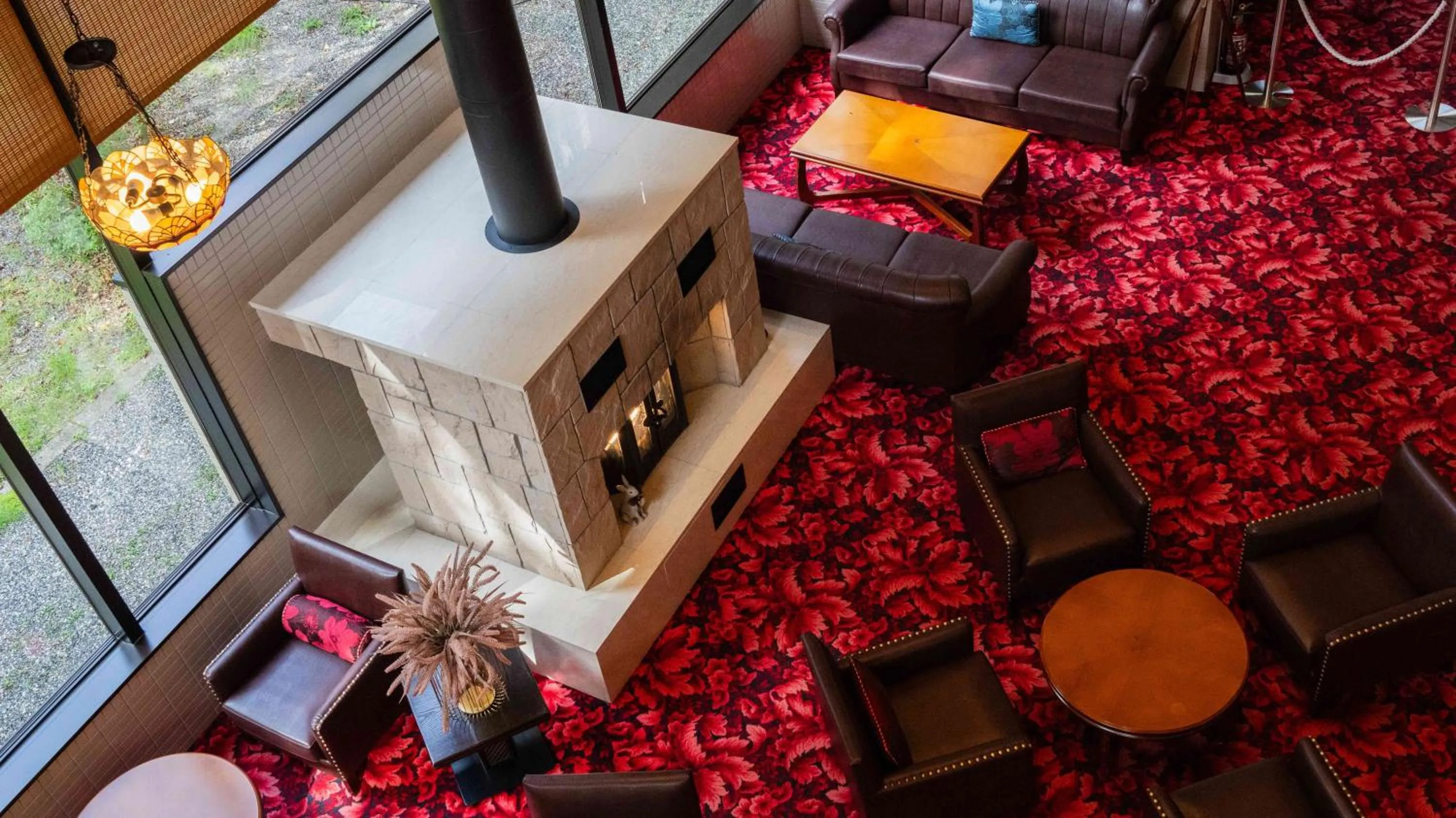 Seating area in Motosu Phoenix Hotel