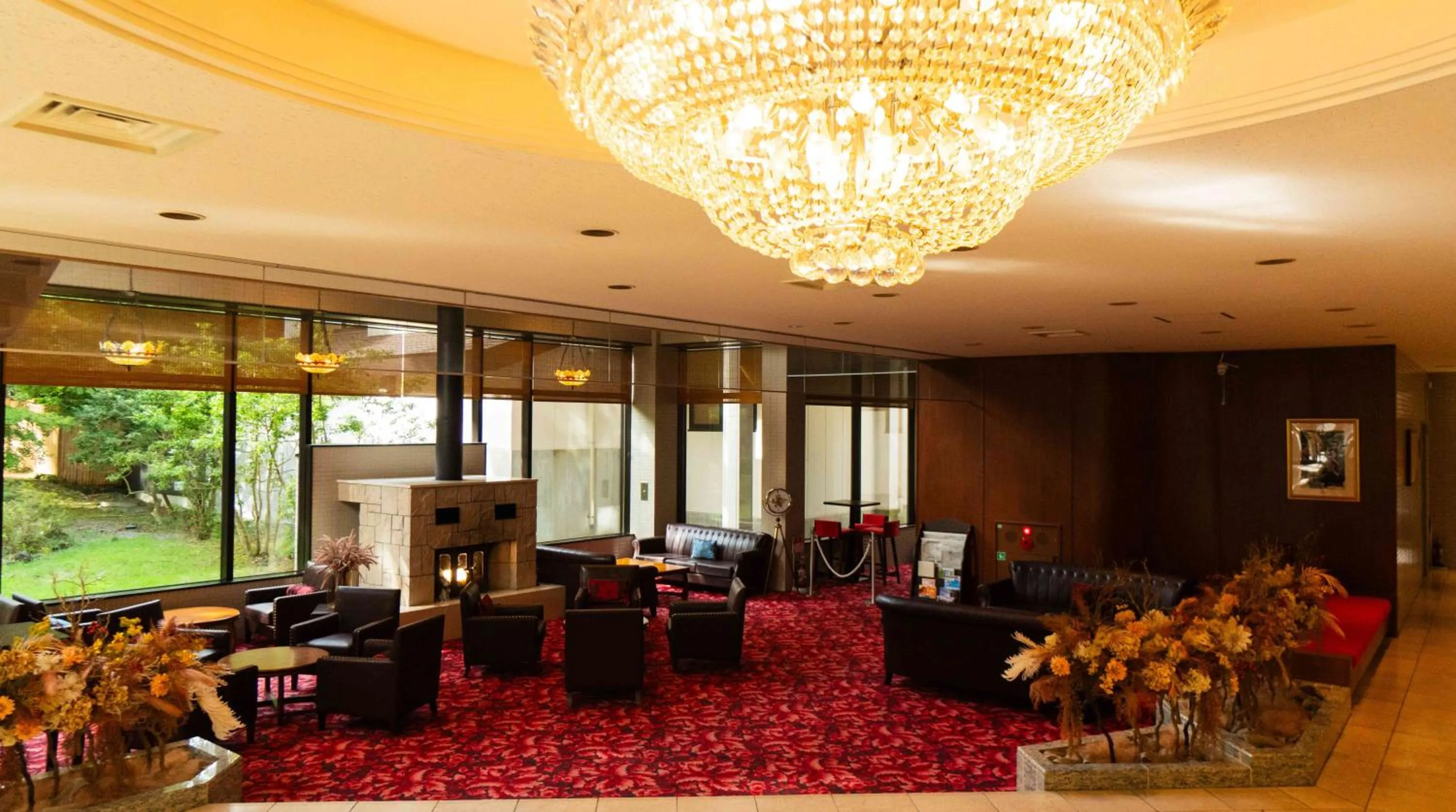 Seating area in Motosu Phoenix Hotel