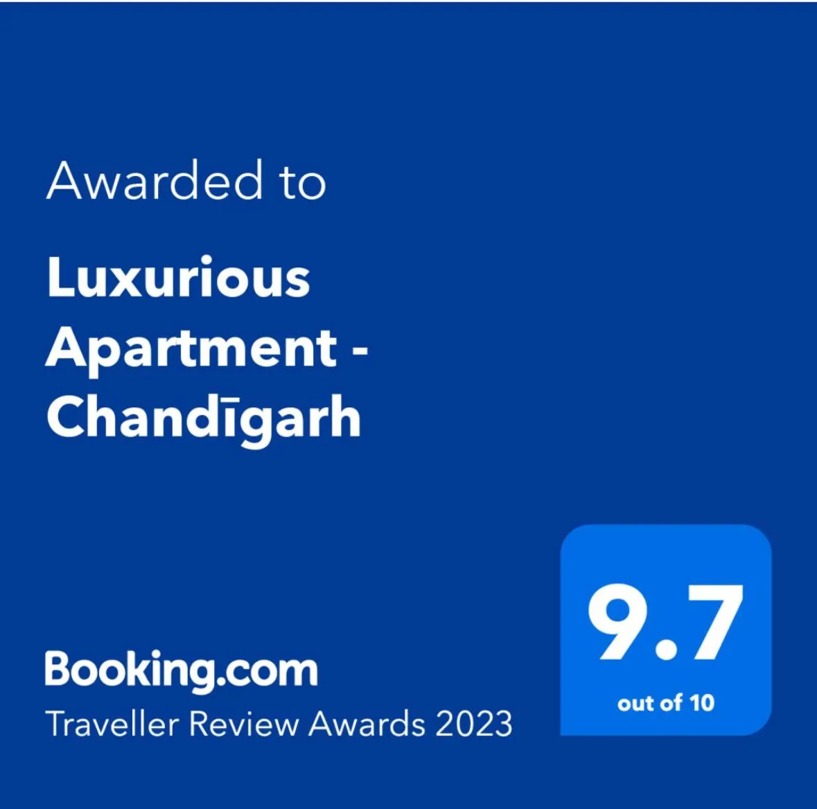 Certificate/Award in Luxurious Homestay- Chandīgarh