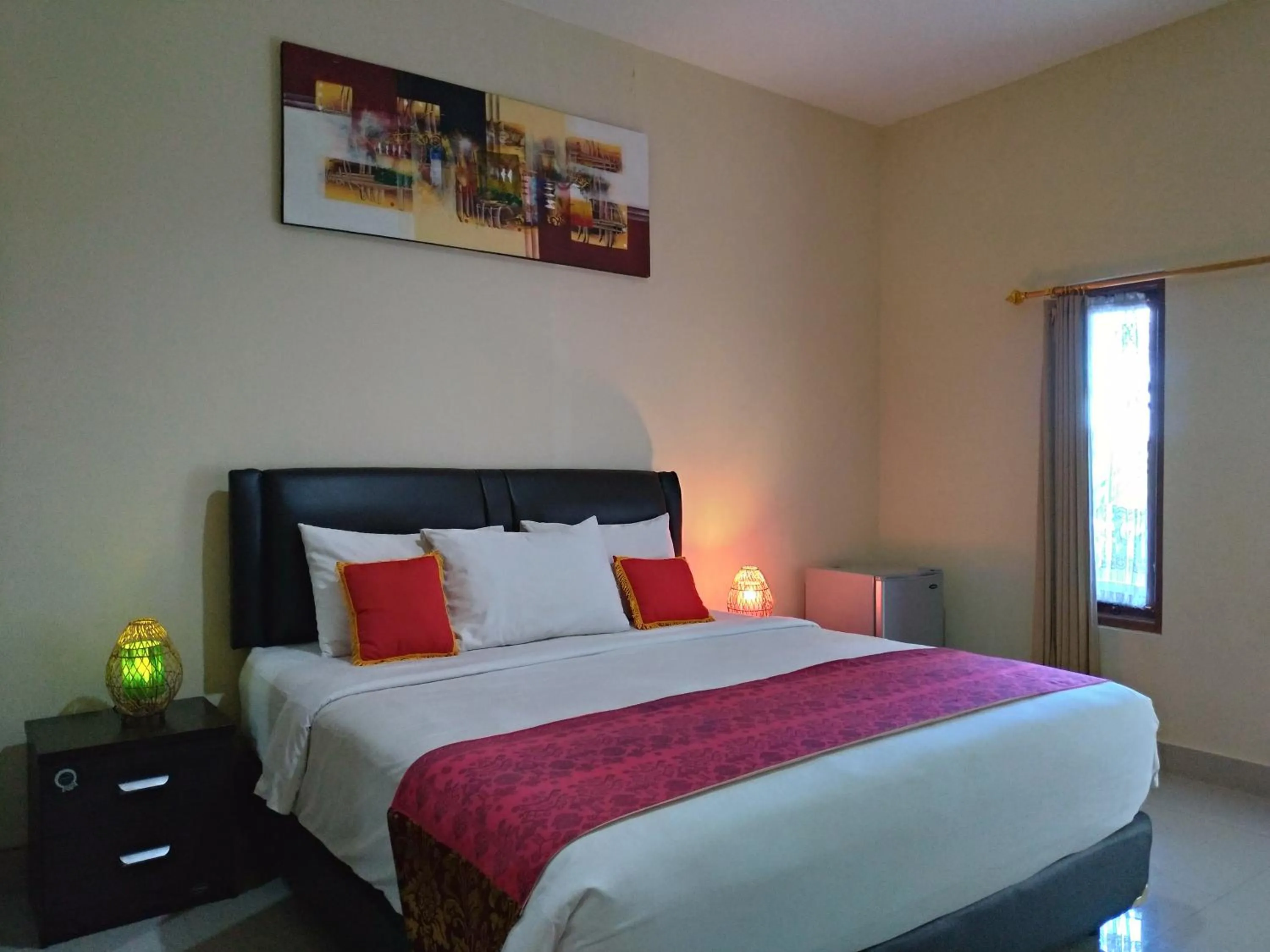 Bed in Beji Ayu Homestay